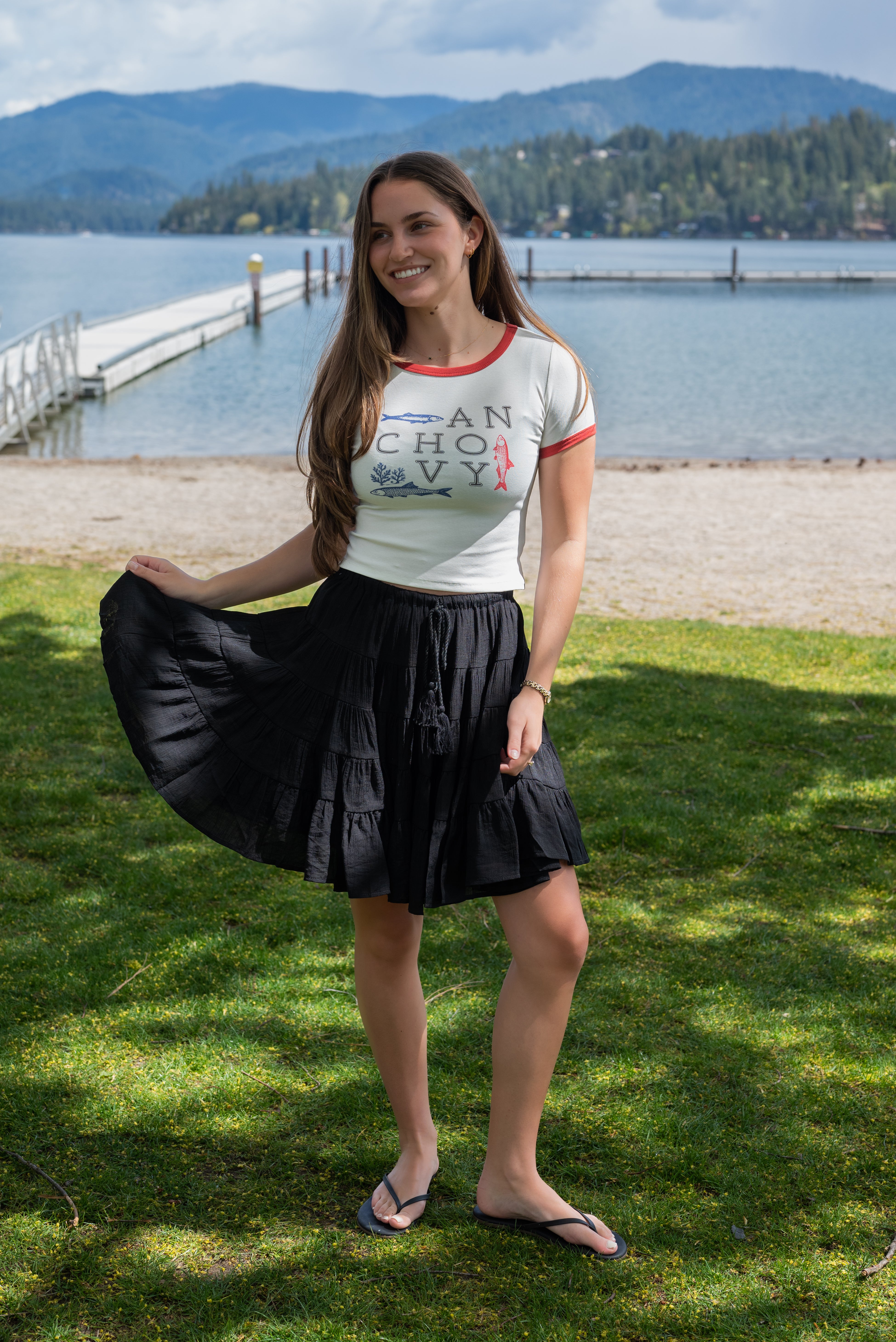 LELA MIDI SKIRT