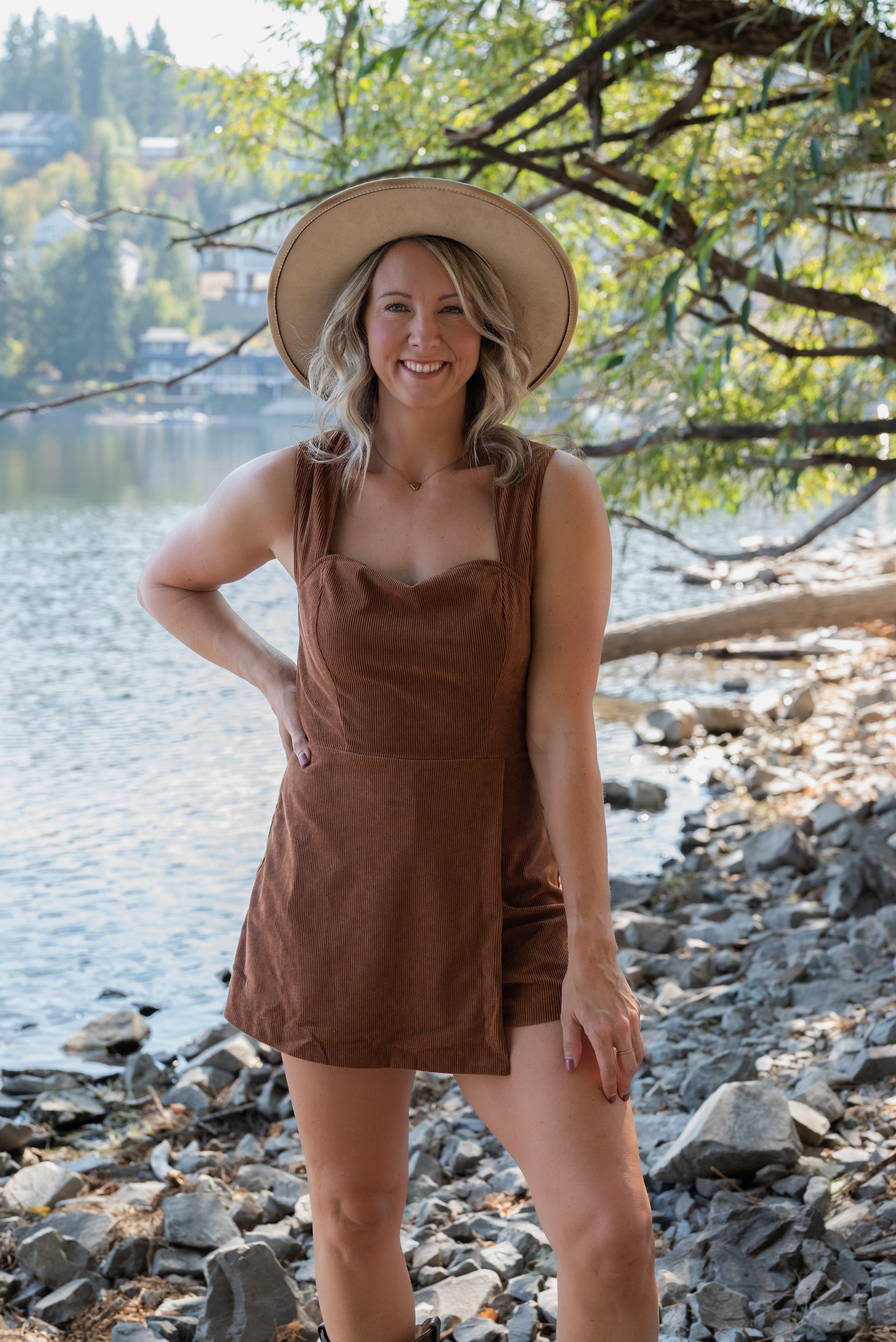 CAMILLA CORDUROY ROMPER