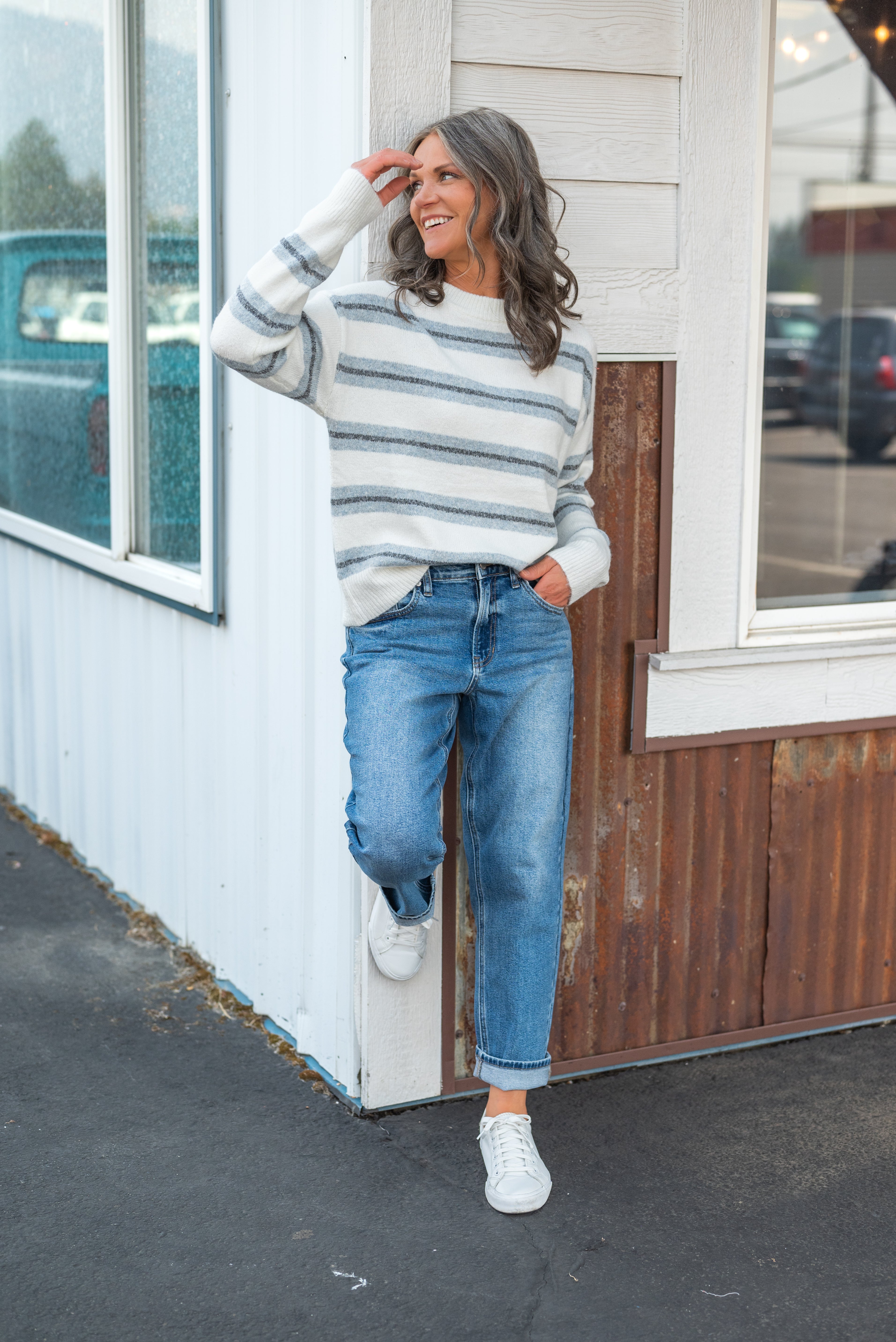 JILLIAN STRIPE SWEATER