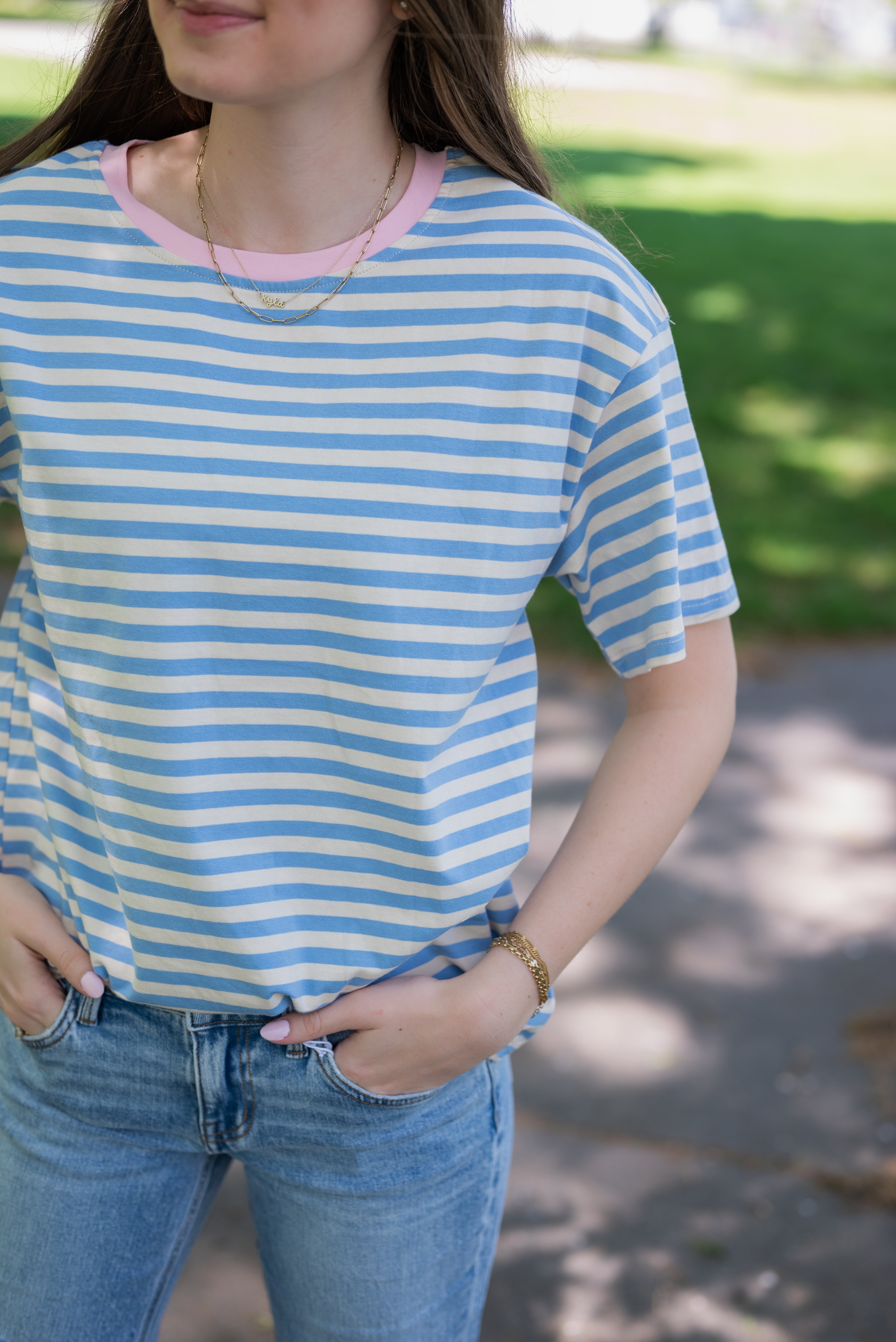 DOLORES STRIPE TOP