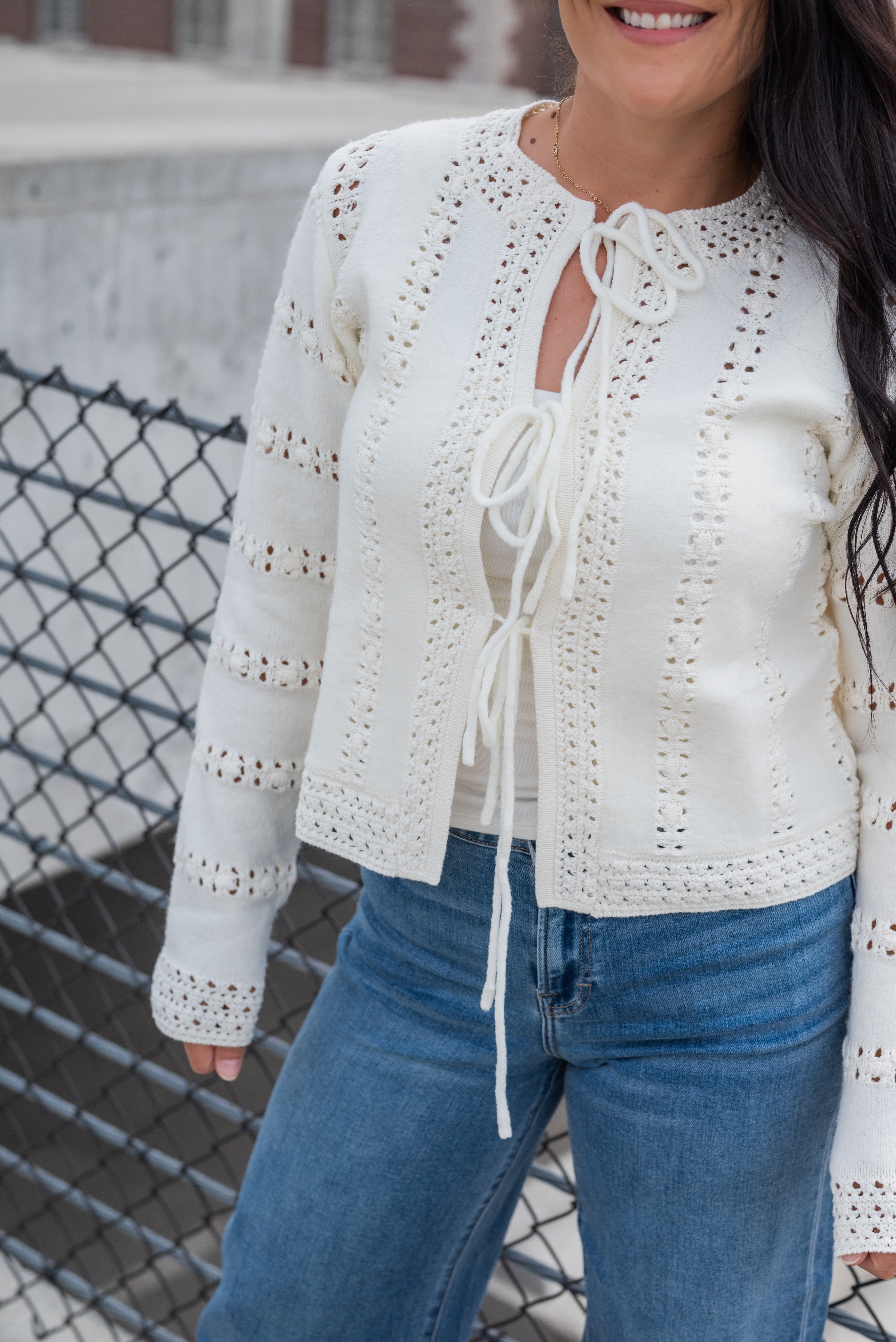 TAMMY TIE CARDIGAN
