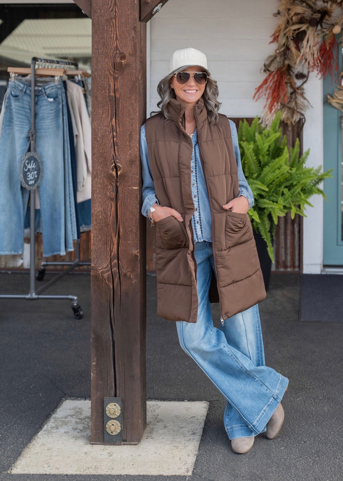 INA LONG VEST