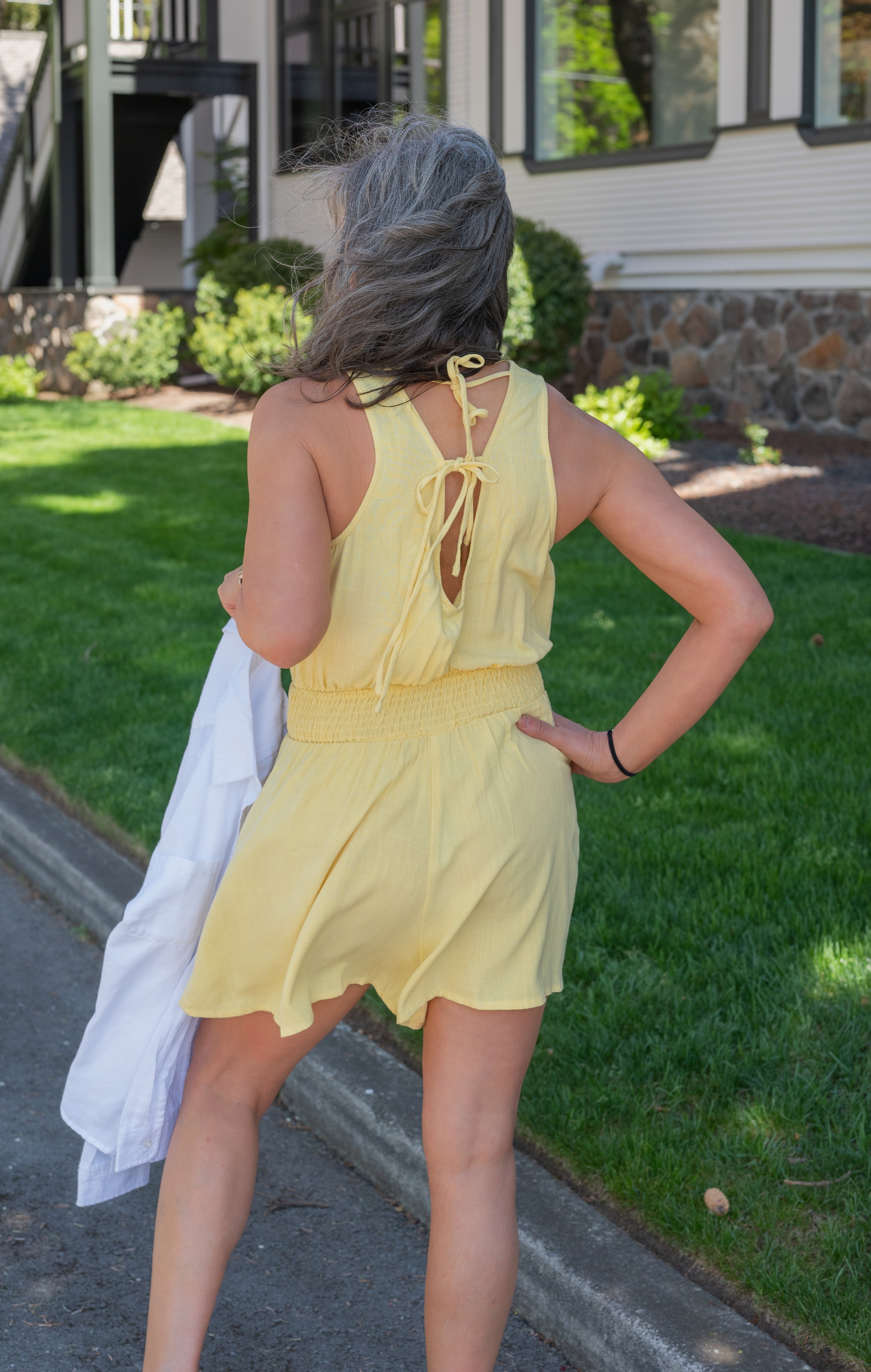 SUGARLOAF SLV/LESS ROMPER