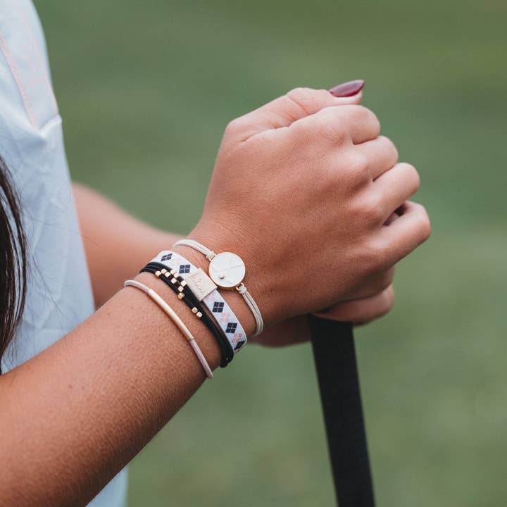 "Drive" Hair Tie Bracelets with Removable Ball Marker