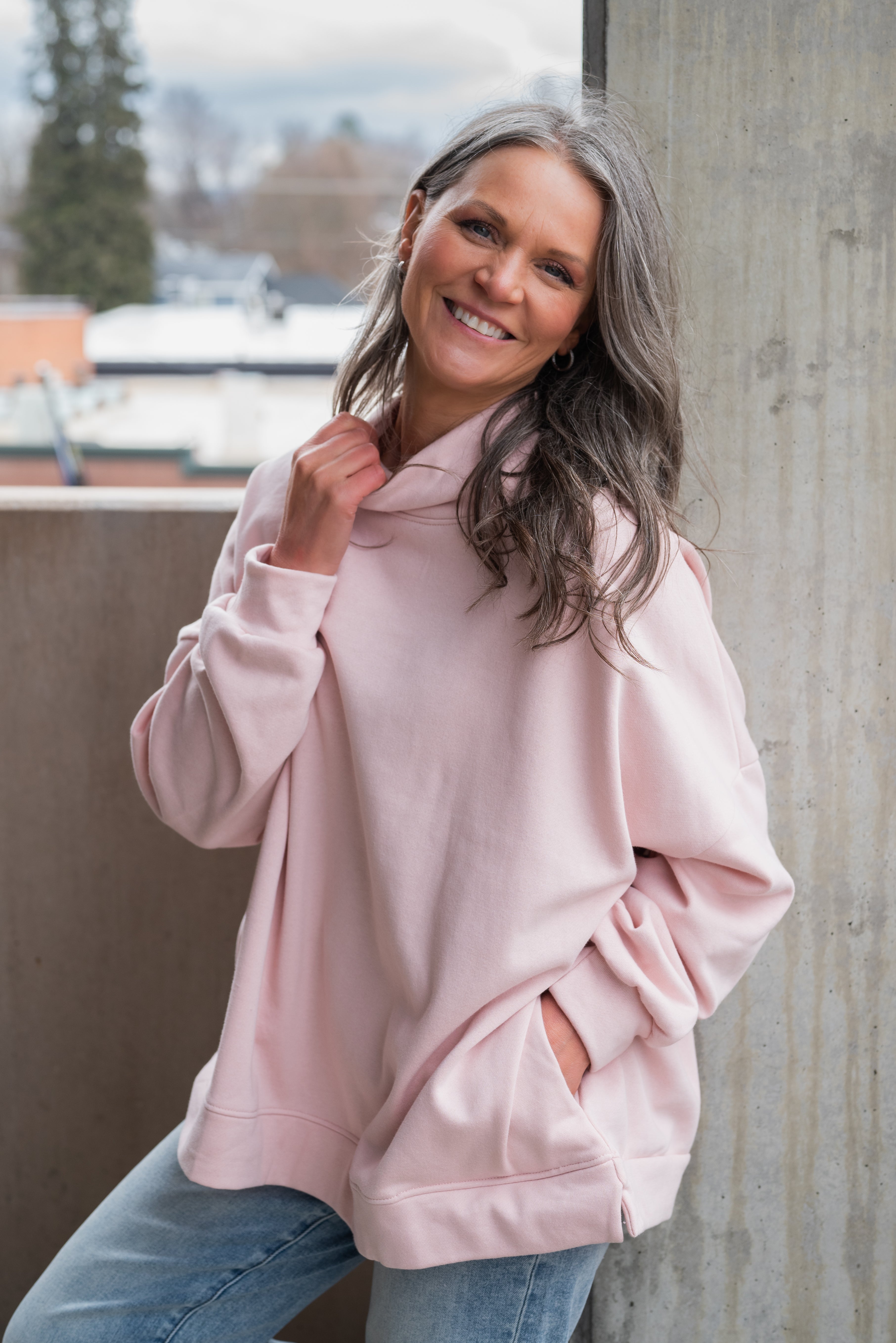 TEAGAN MOCKNECK SWEATSHIRT