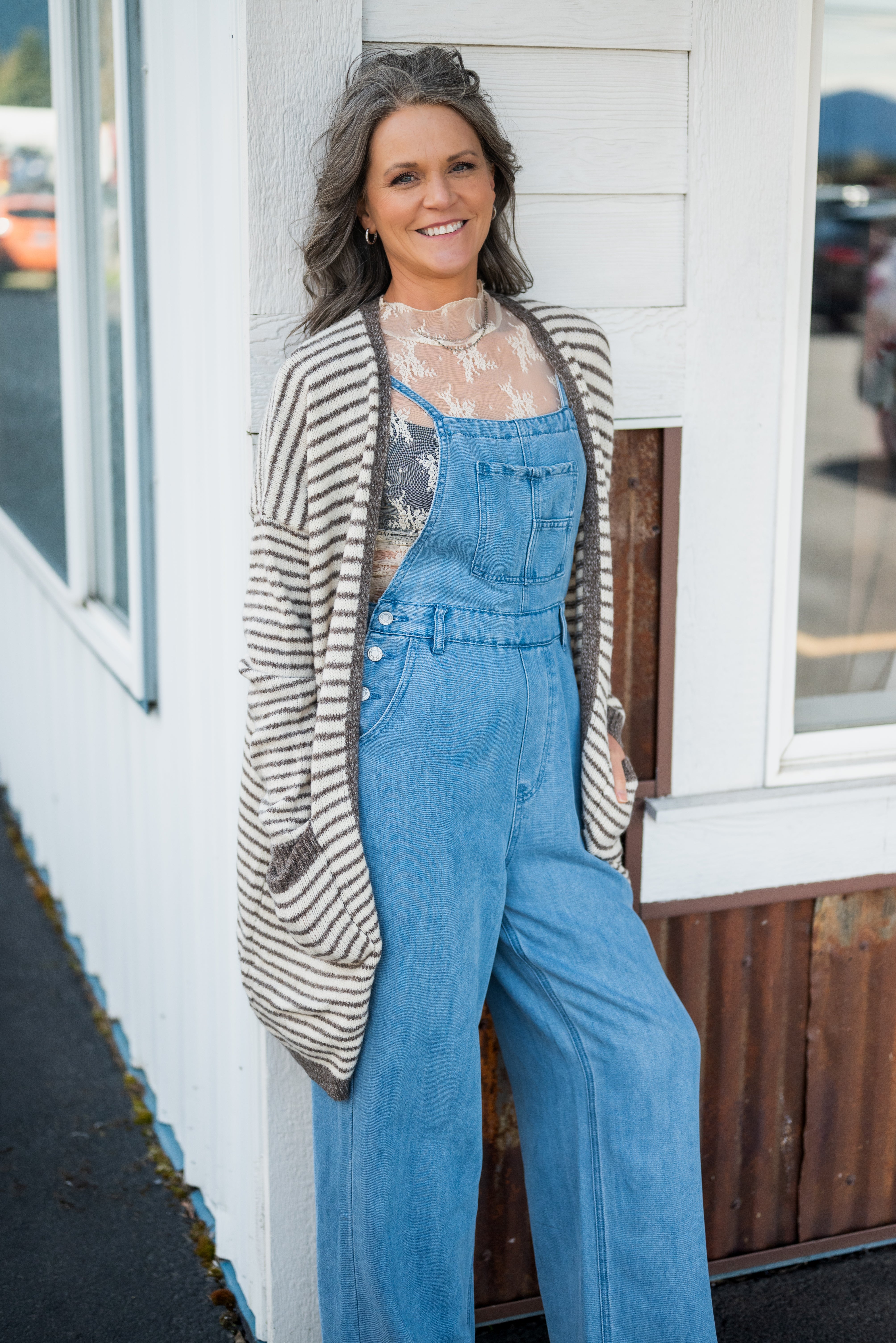 DARCIE STRIPE CARDIGAN