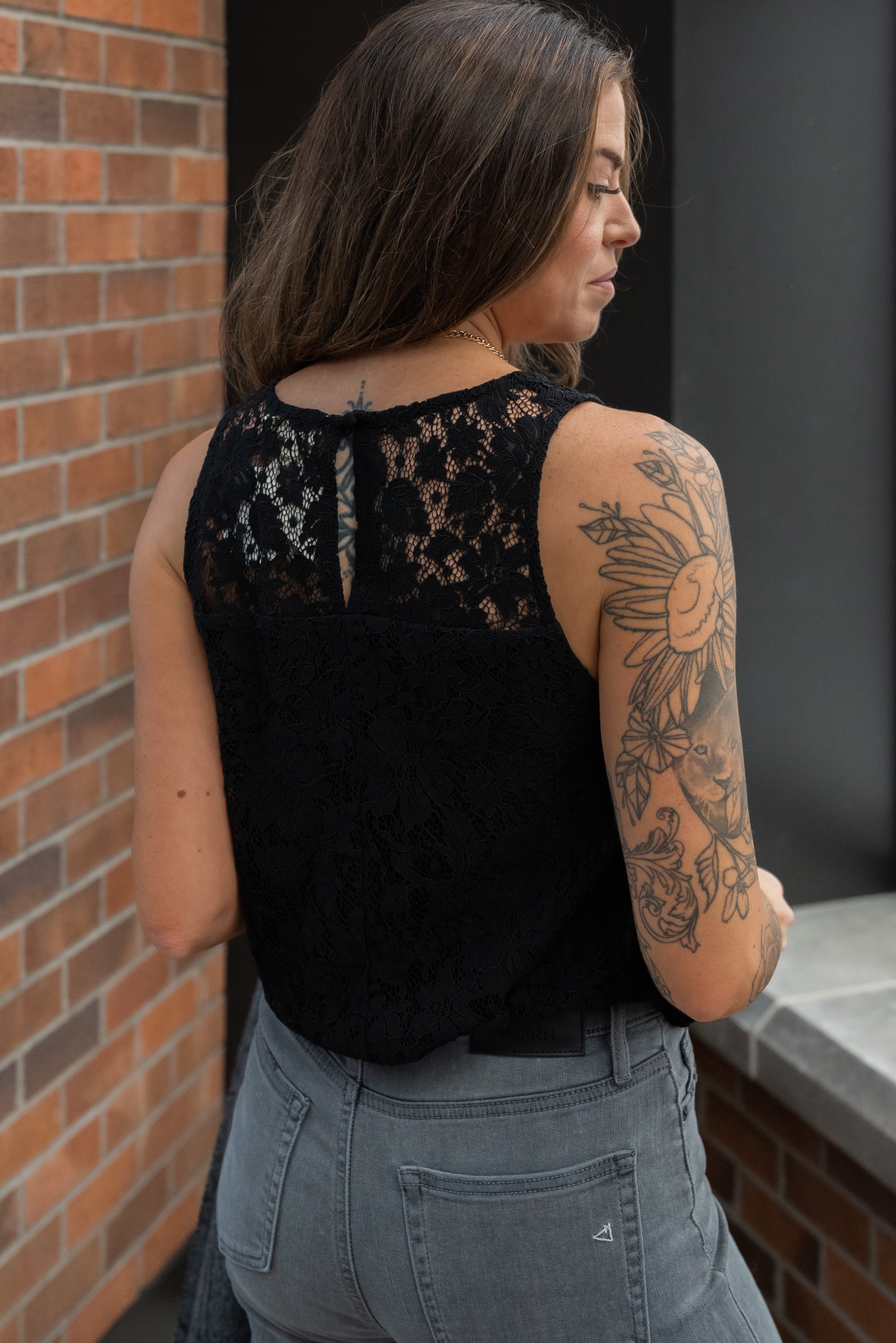 PRISCILLA LACE TANK