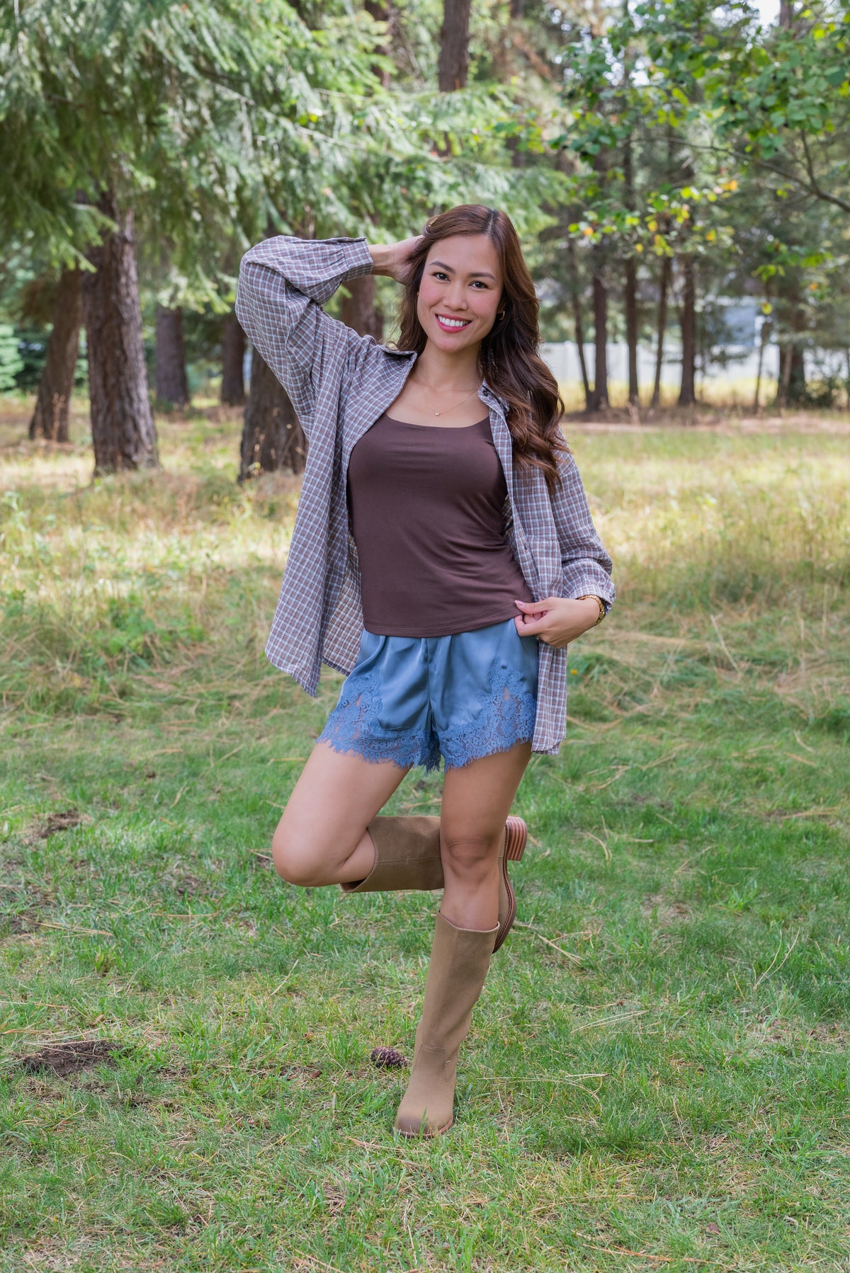 GABRIELLE LACE SHORTS