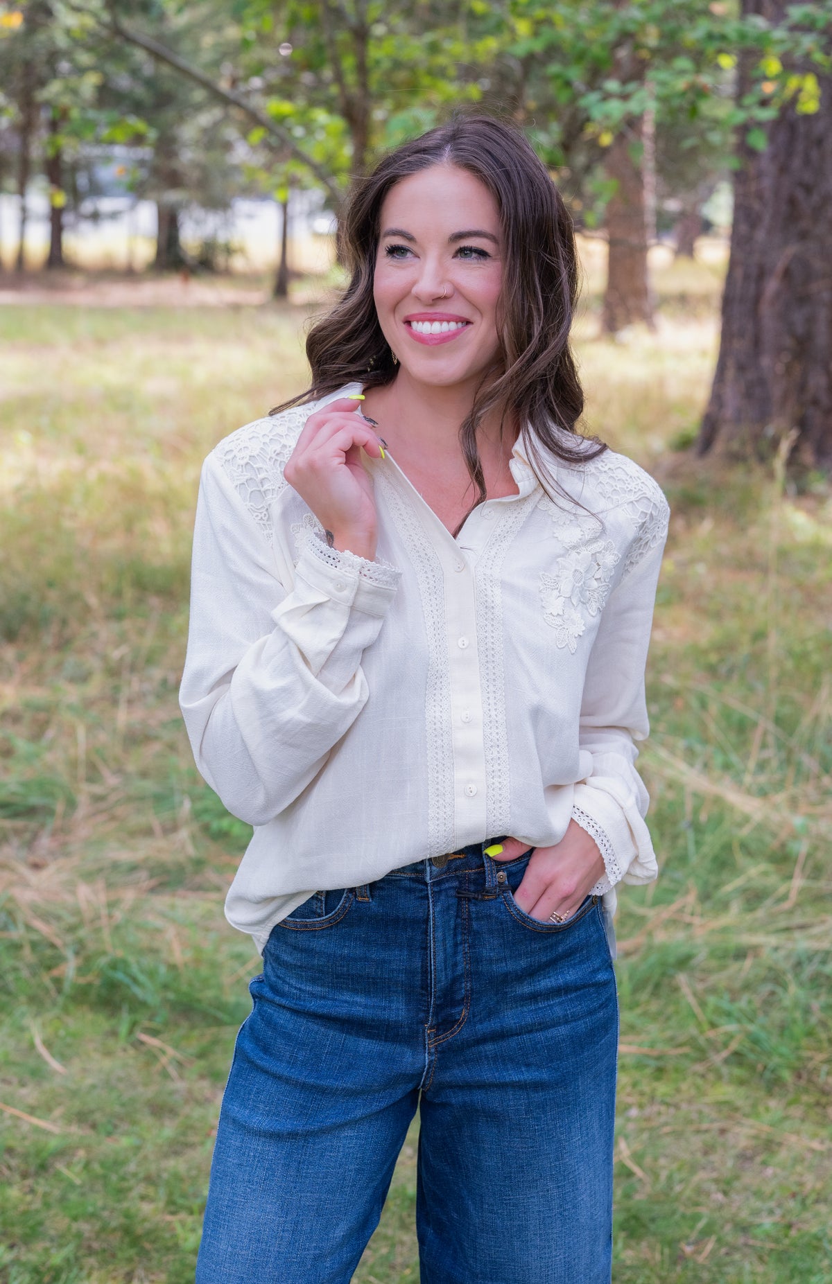 MICA BUTTON DOWN SHIRT