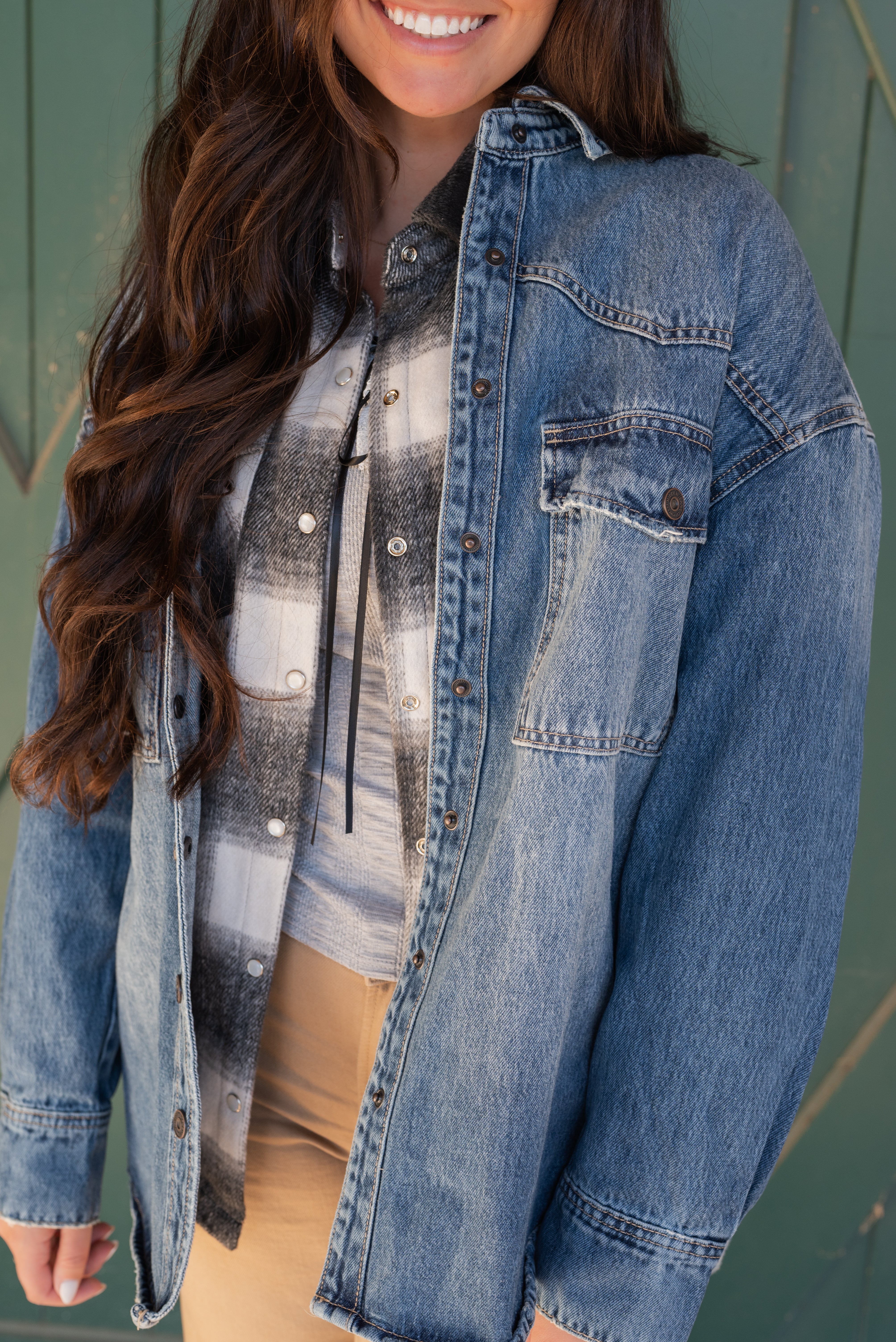 JAYLEE WESTERN DENIM JACKET
