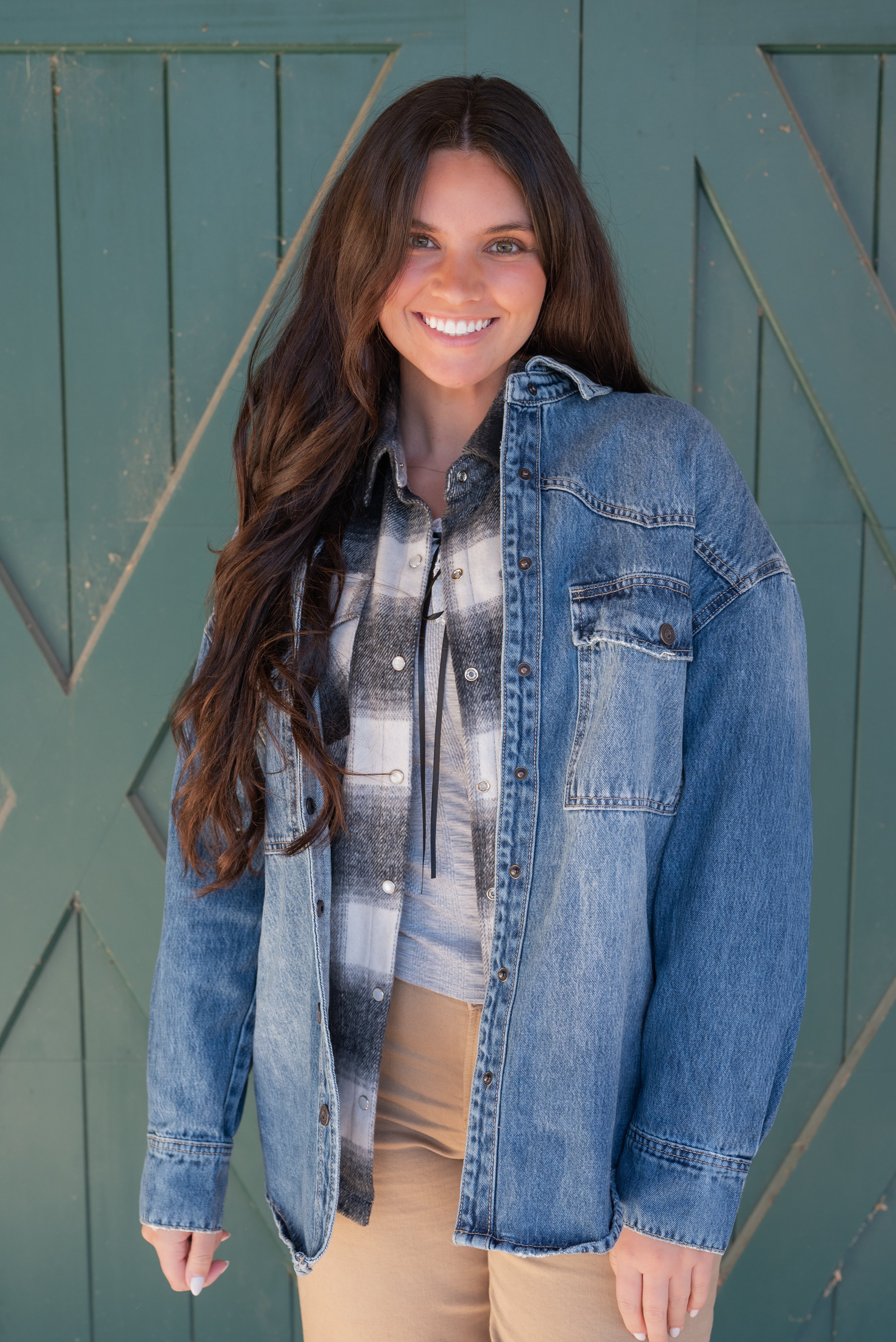 JAYLEE WESTERN DENIM JACKET