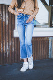AMBER HIGH RISE KICK FLARE