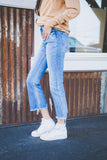 AMBER HIGH RISE KICK FLARE