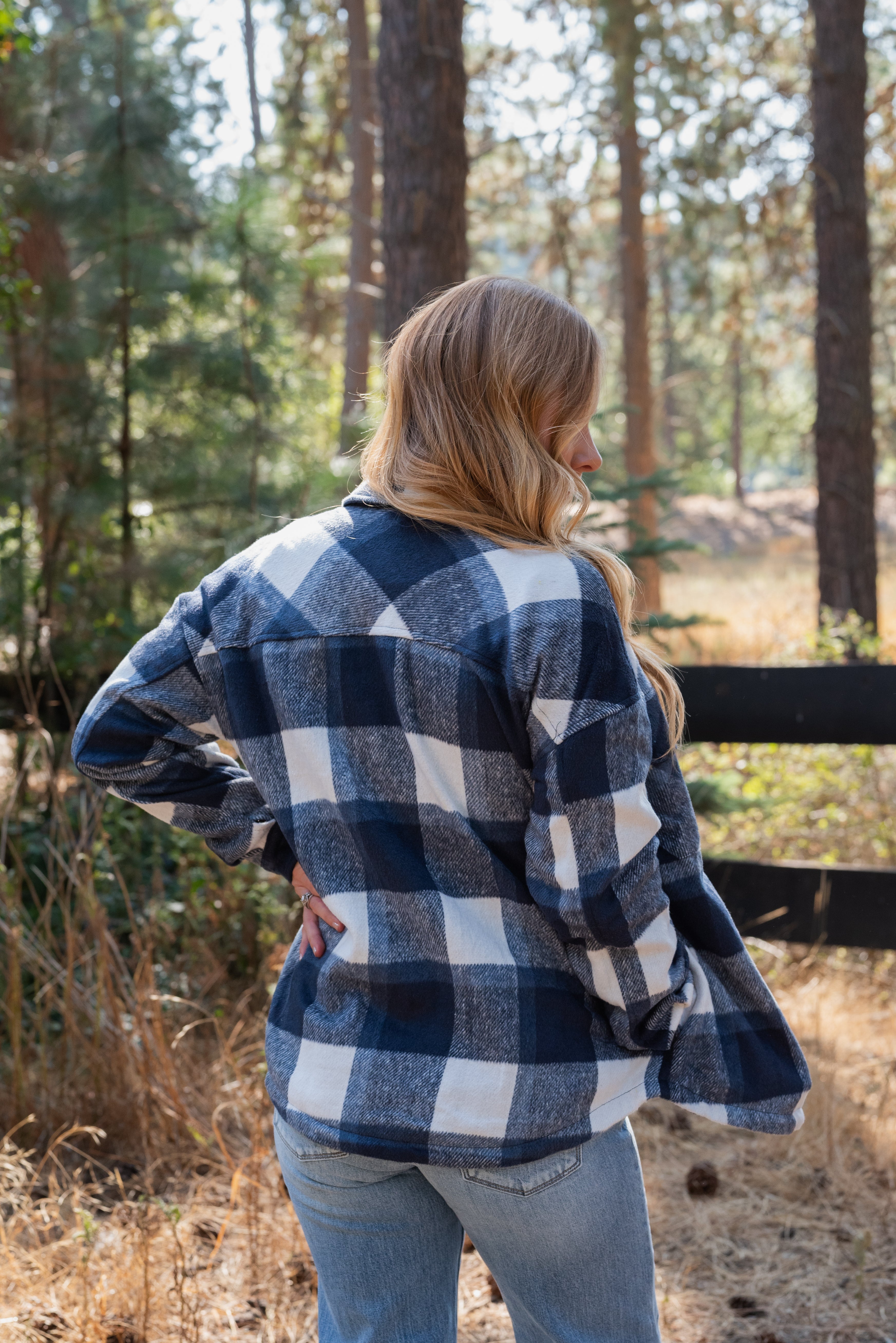 KAITLIN PLAID SHACKET