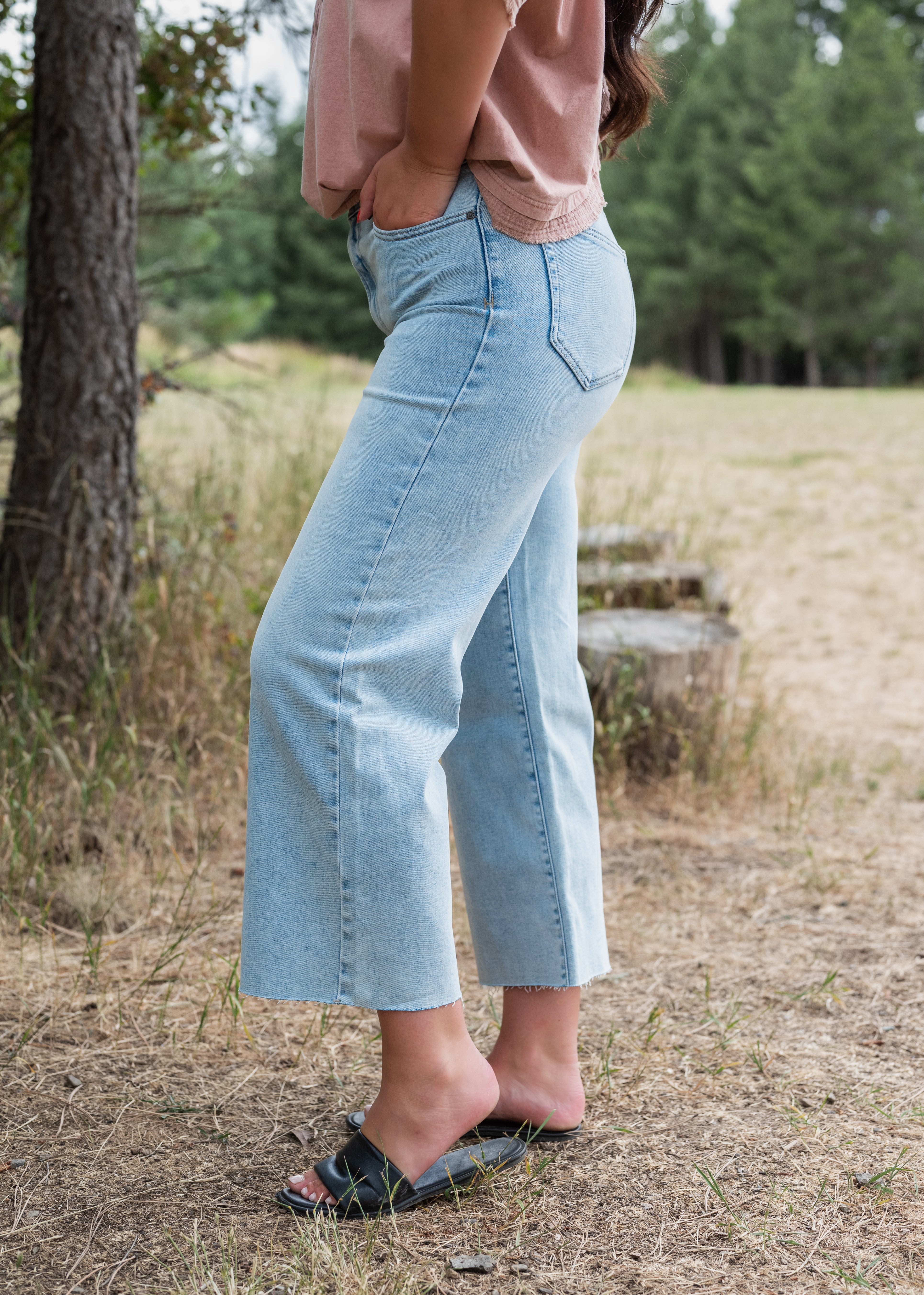RACHEL HW CROPPED WIDE LEG