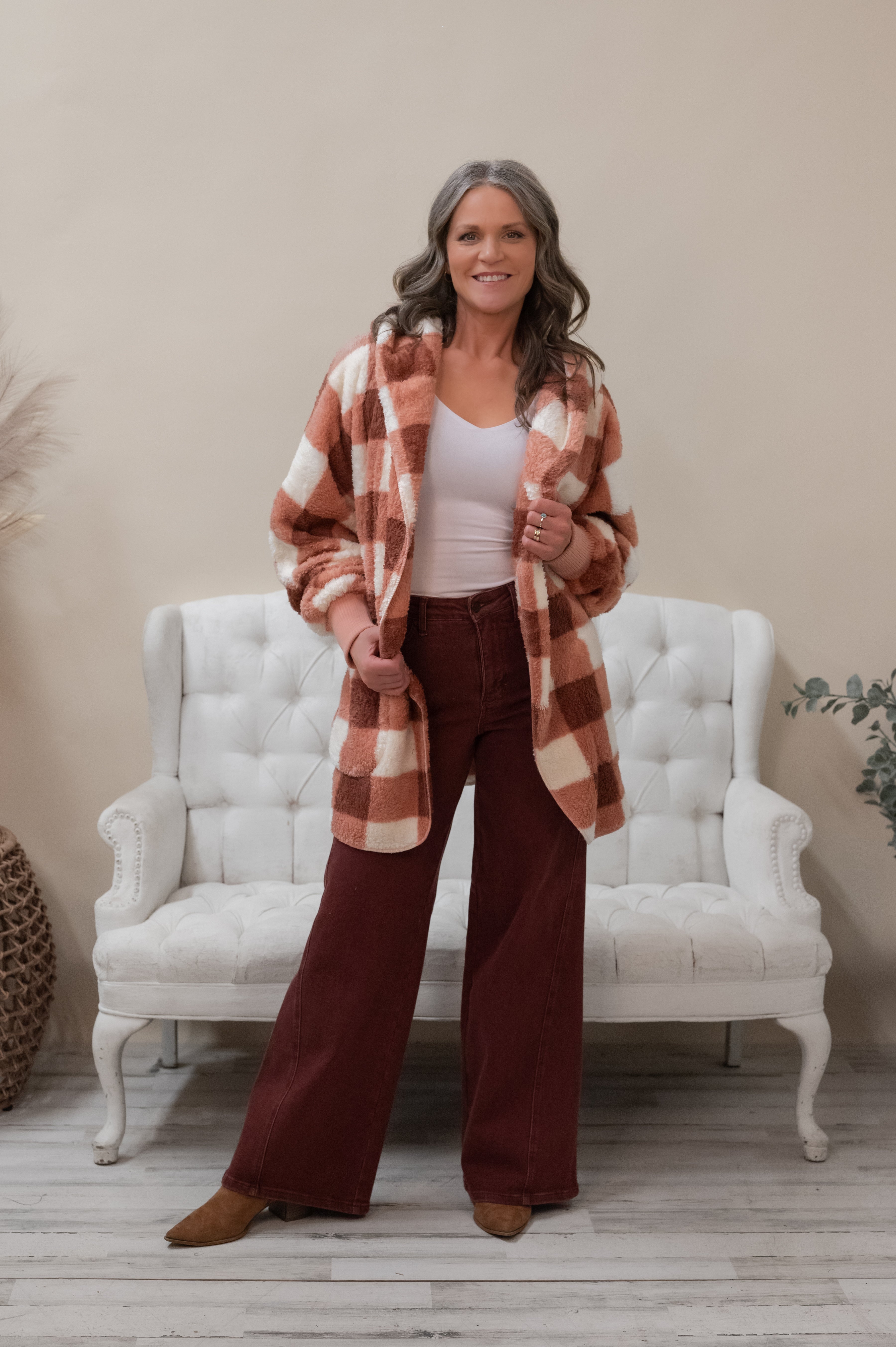 JAZZY SHERPA CARDIGAN