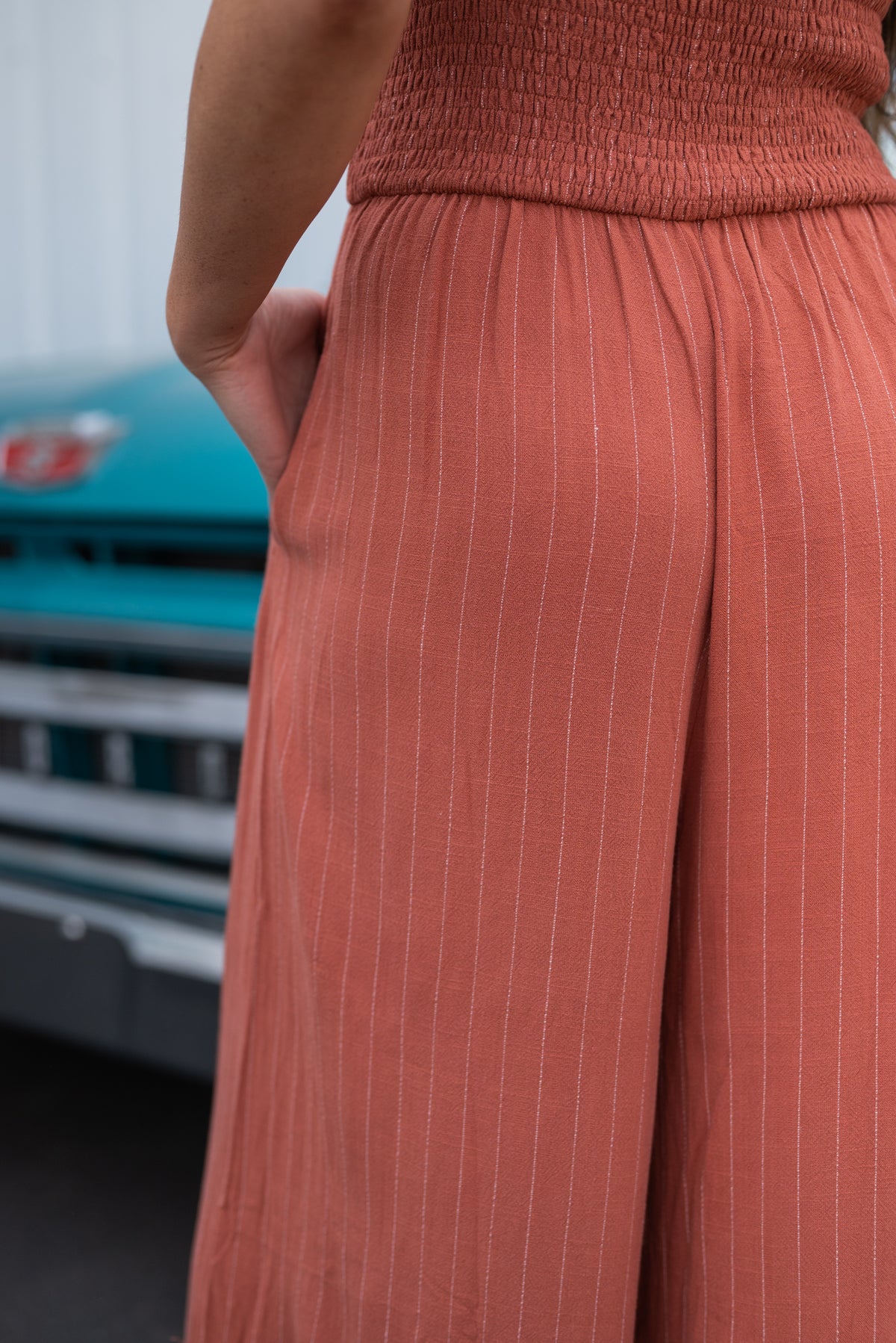 SUGARLOAF STRIPE JUMPSUIT