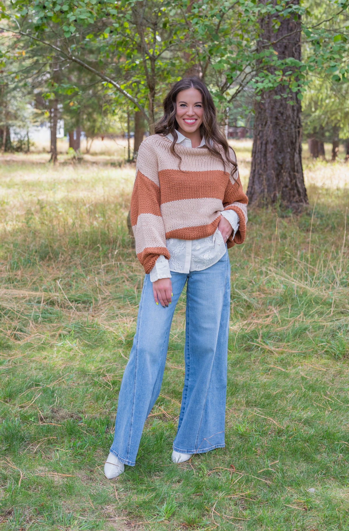 SHIRLEE STRIPE SWEATER