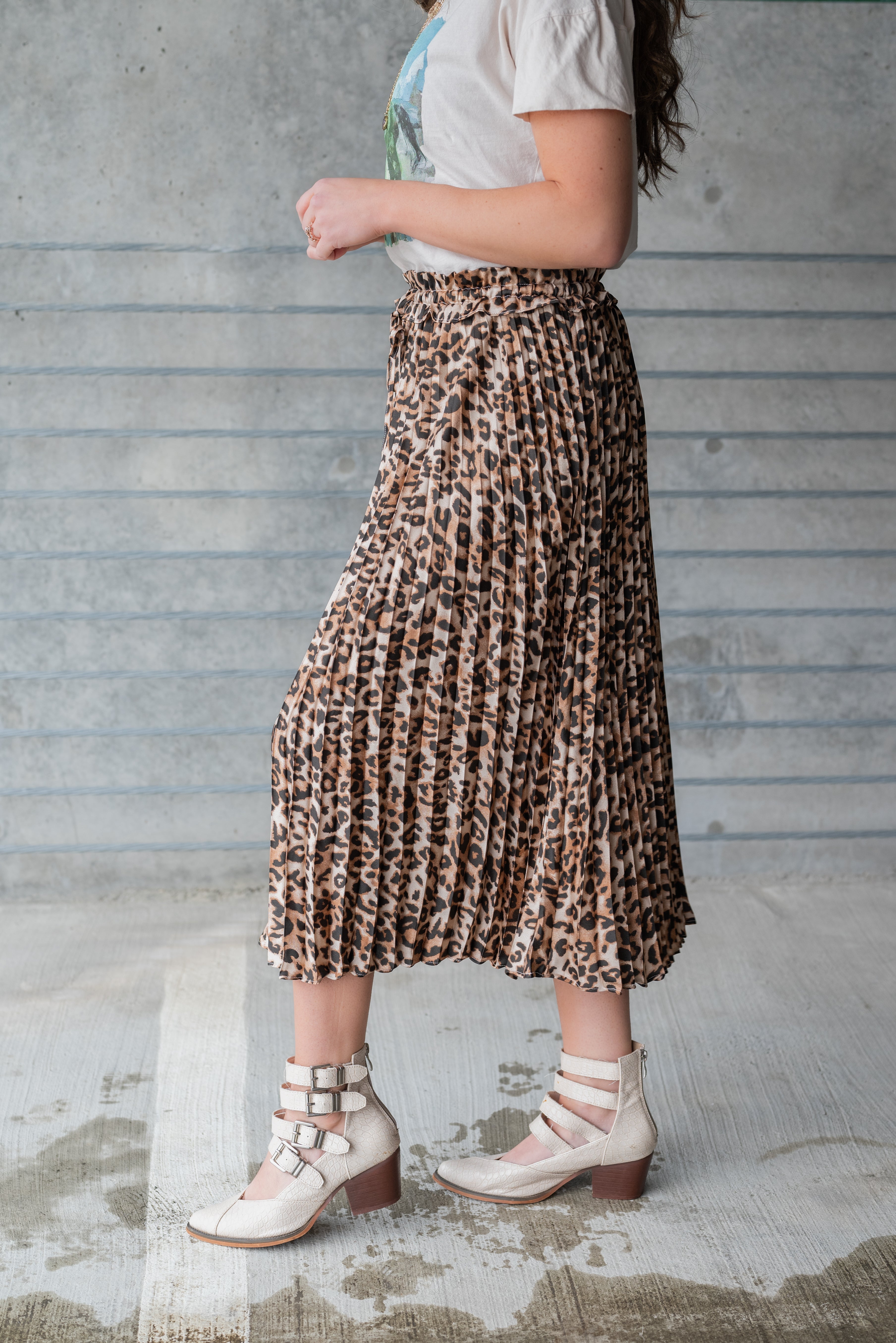 WILD PLEATED SKIRT