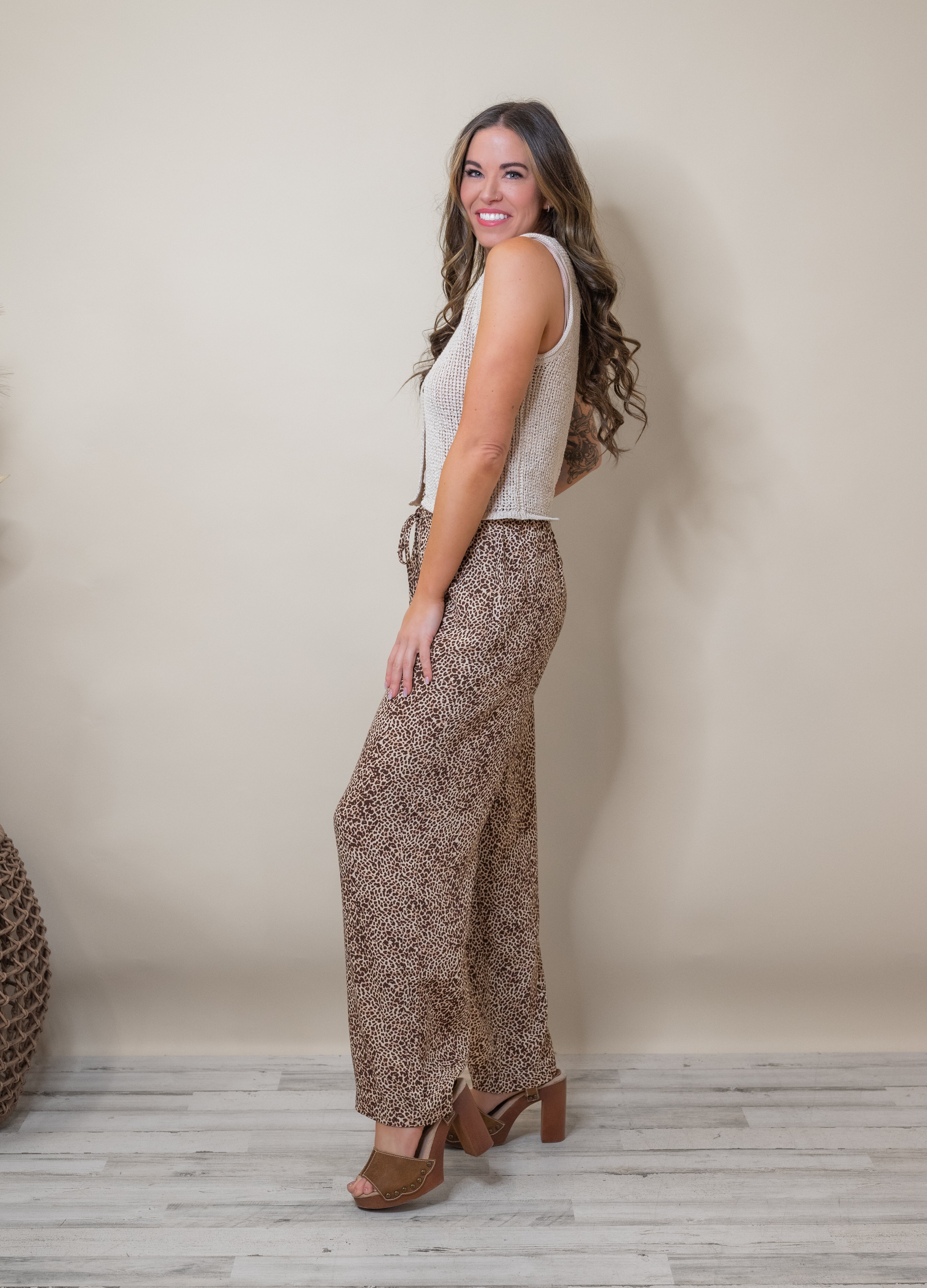 ZARIA LEOPARD PANTS
