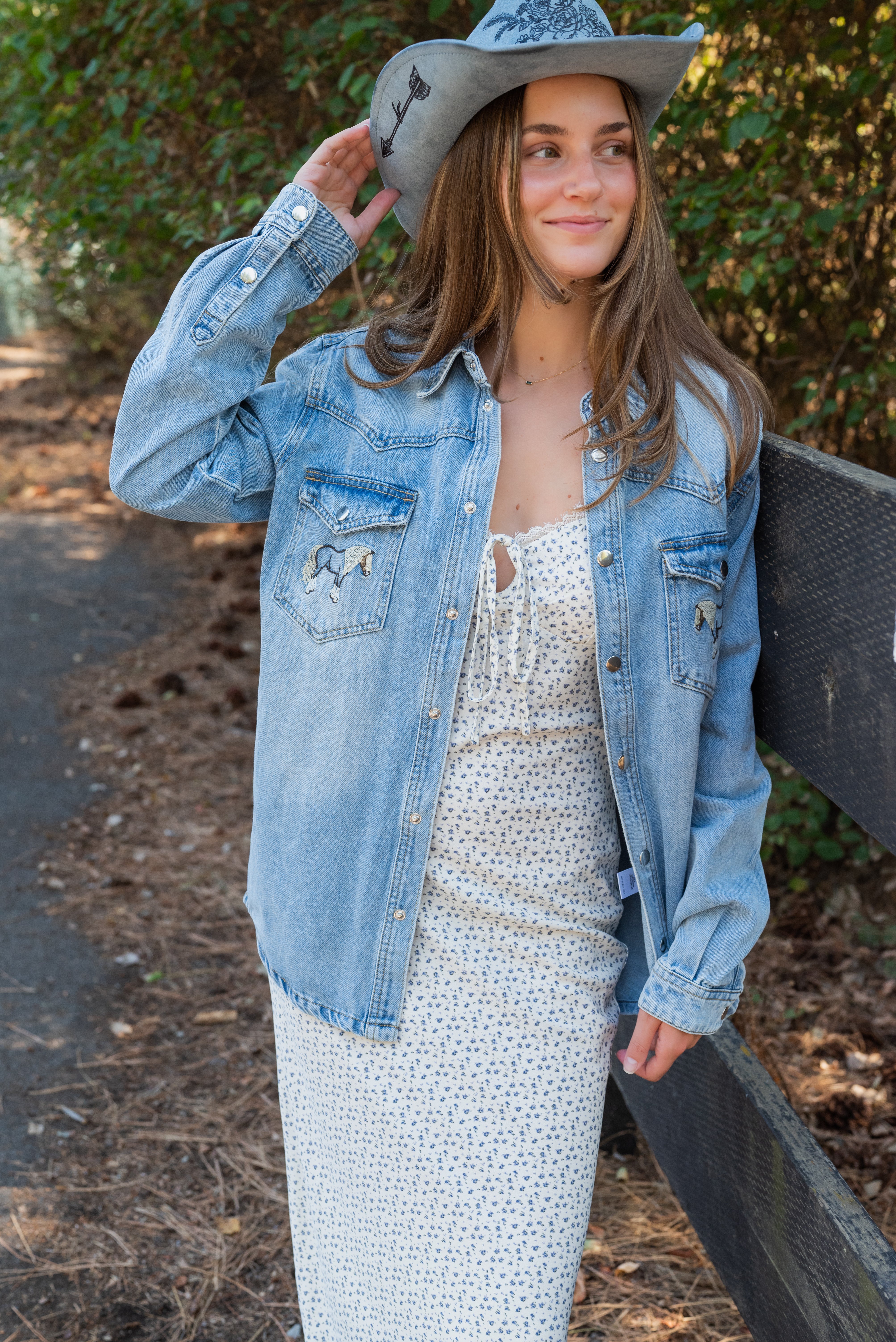 HORSE EMBROIDERED JACKET