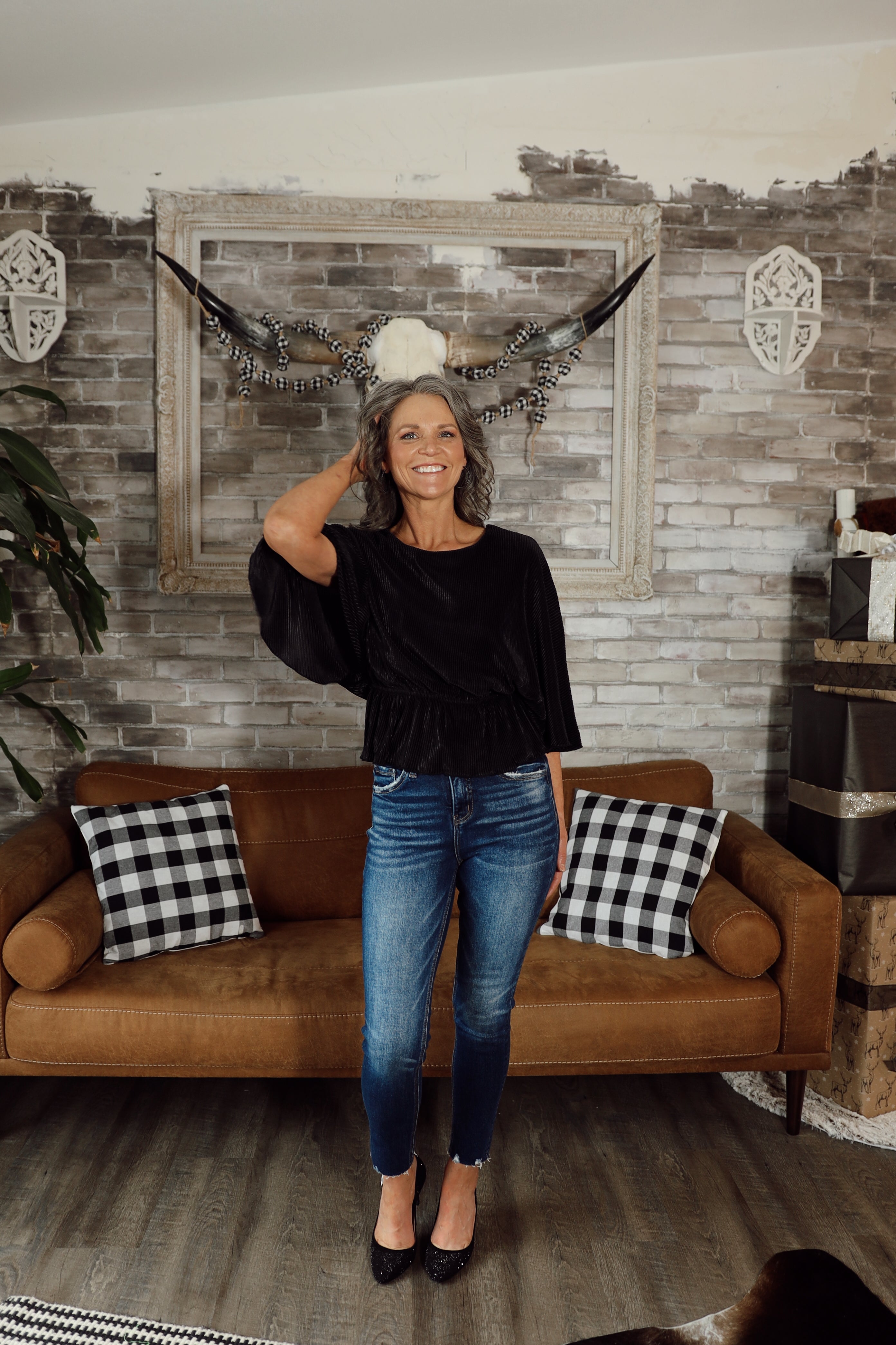 ERIKA PEPLUM TOP