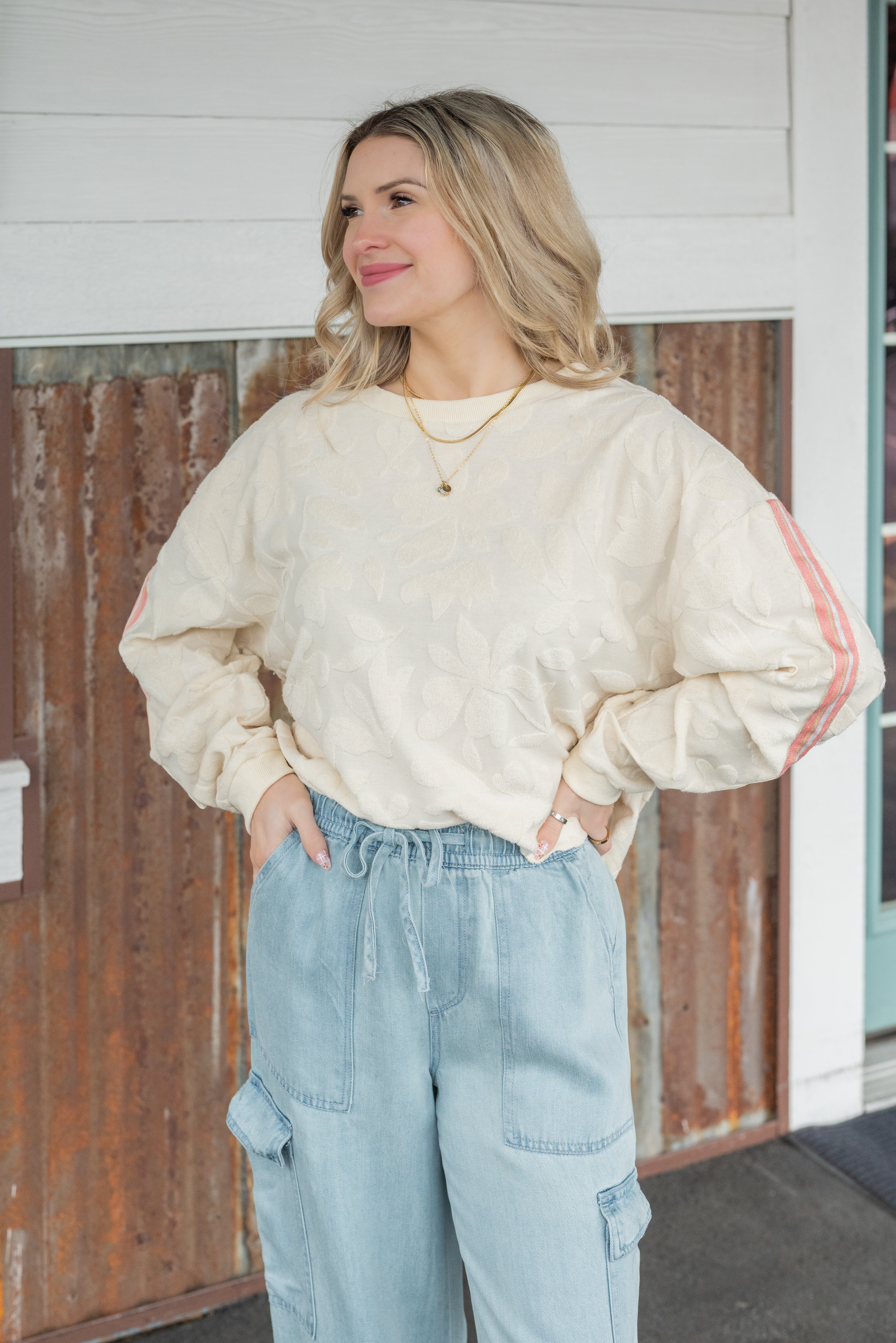 CORRINA FRENCH TERRY SWEATSHIRT