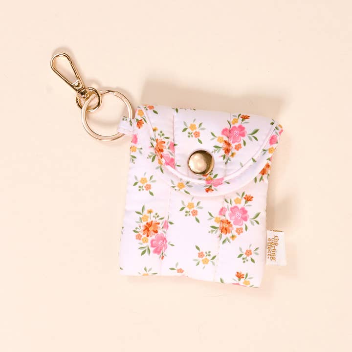 Puffy Earbud Case Keychain