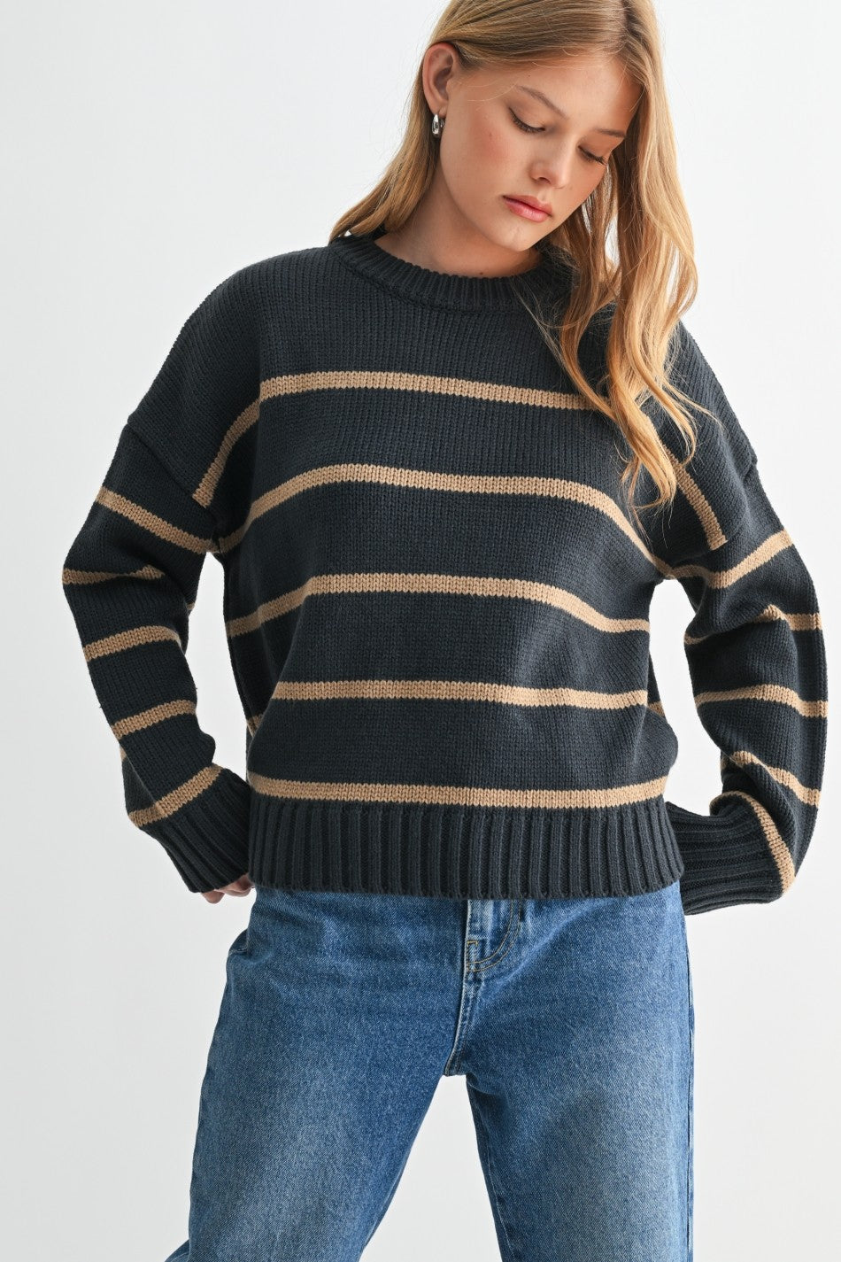 AMY STRIPE SWEATER