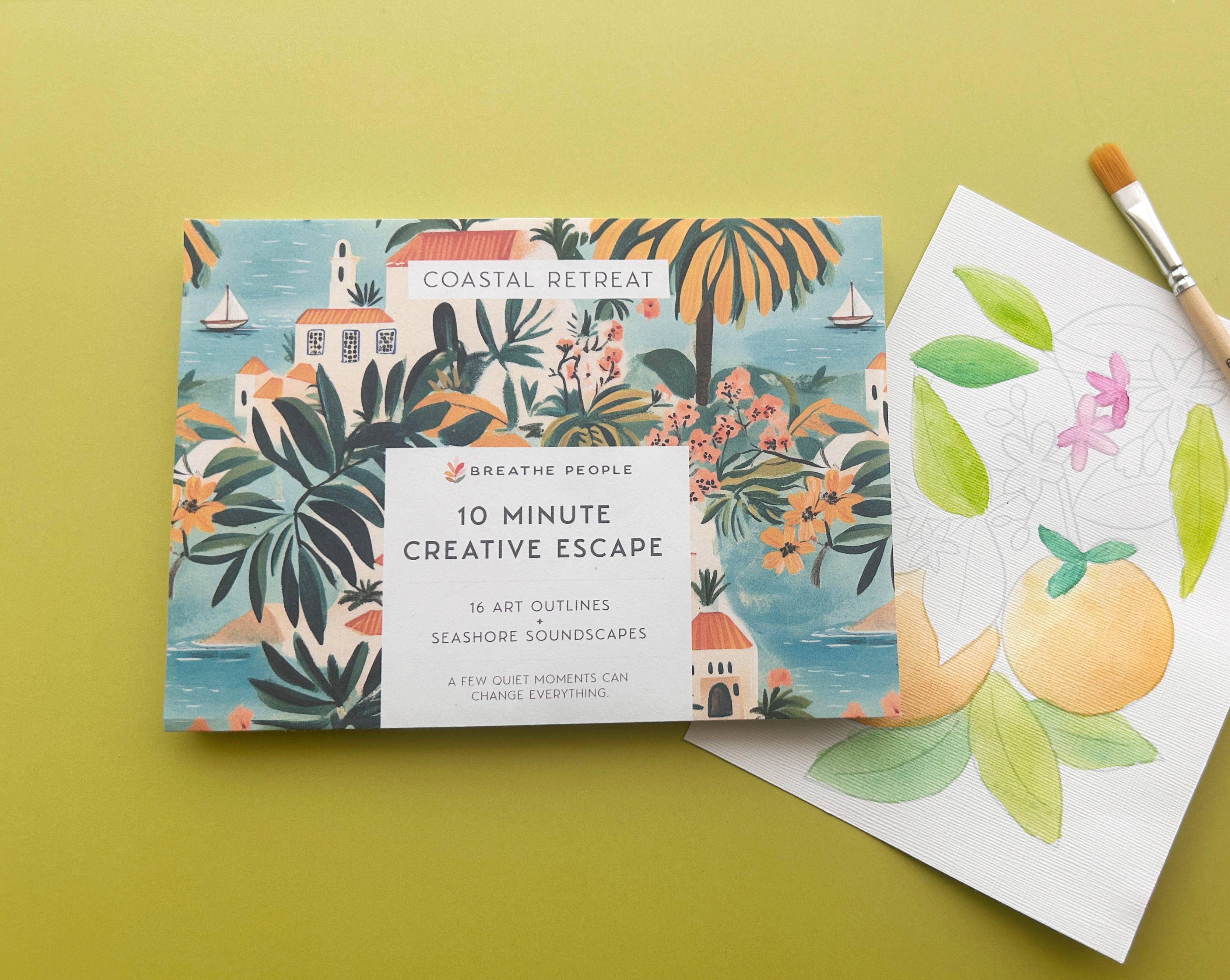 10 Minute Creative Escape Art Book — Forest Floor