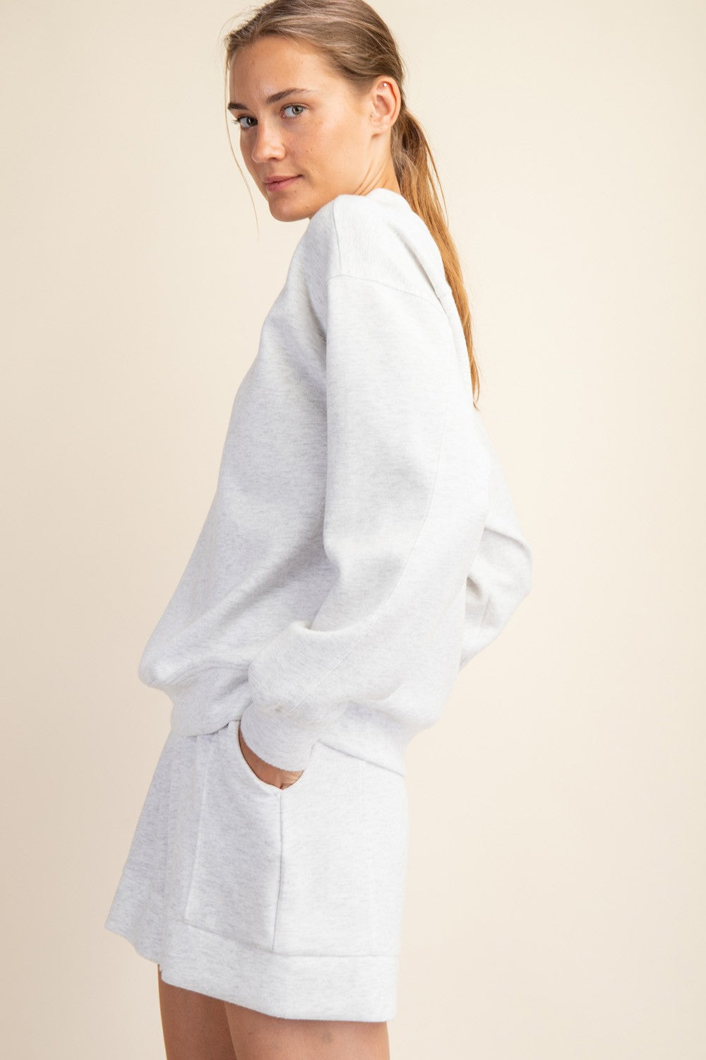 KATRINA MOCK NECK PULLOVER