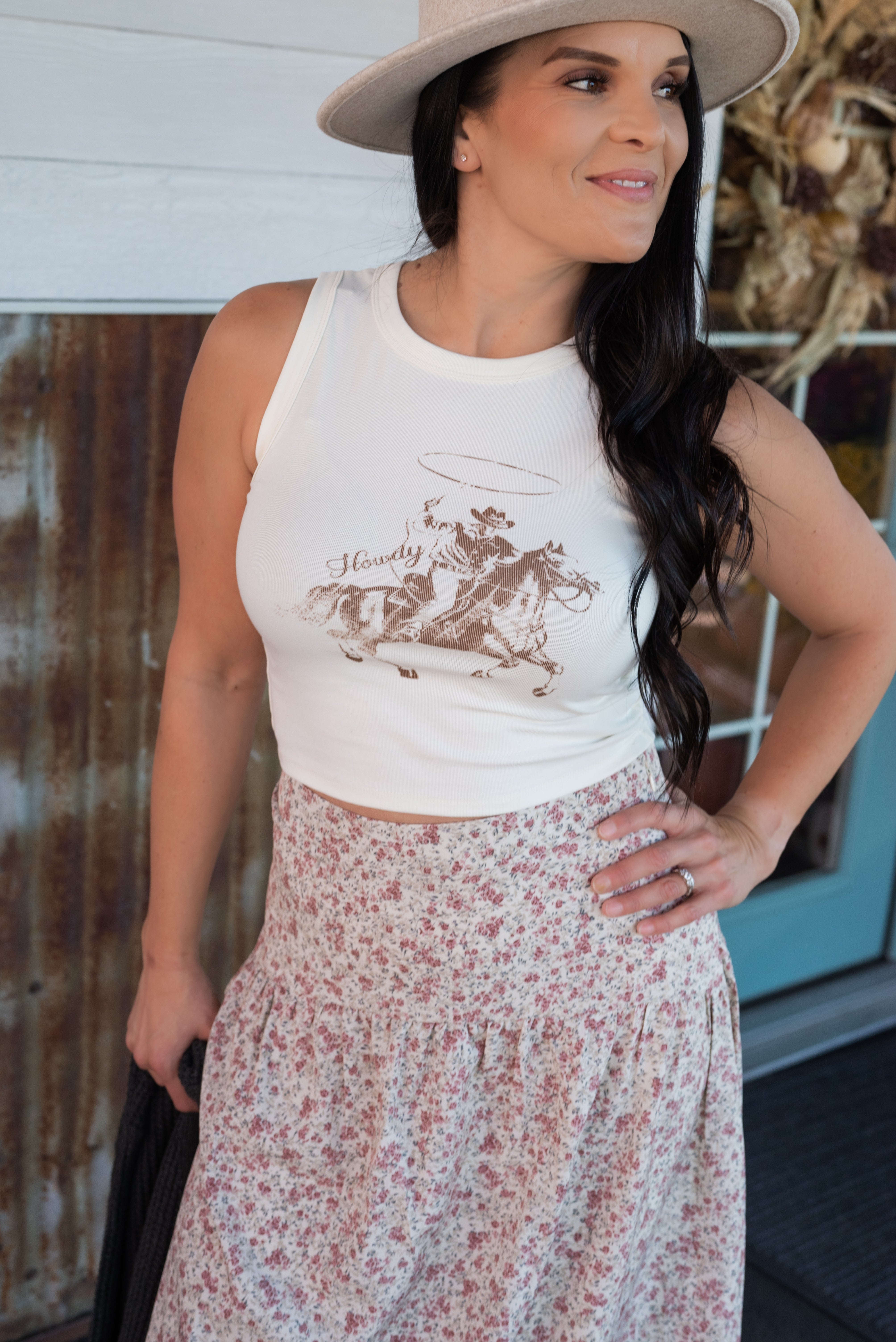 WESTERN CROP TOP