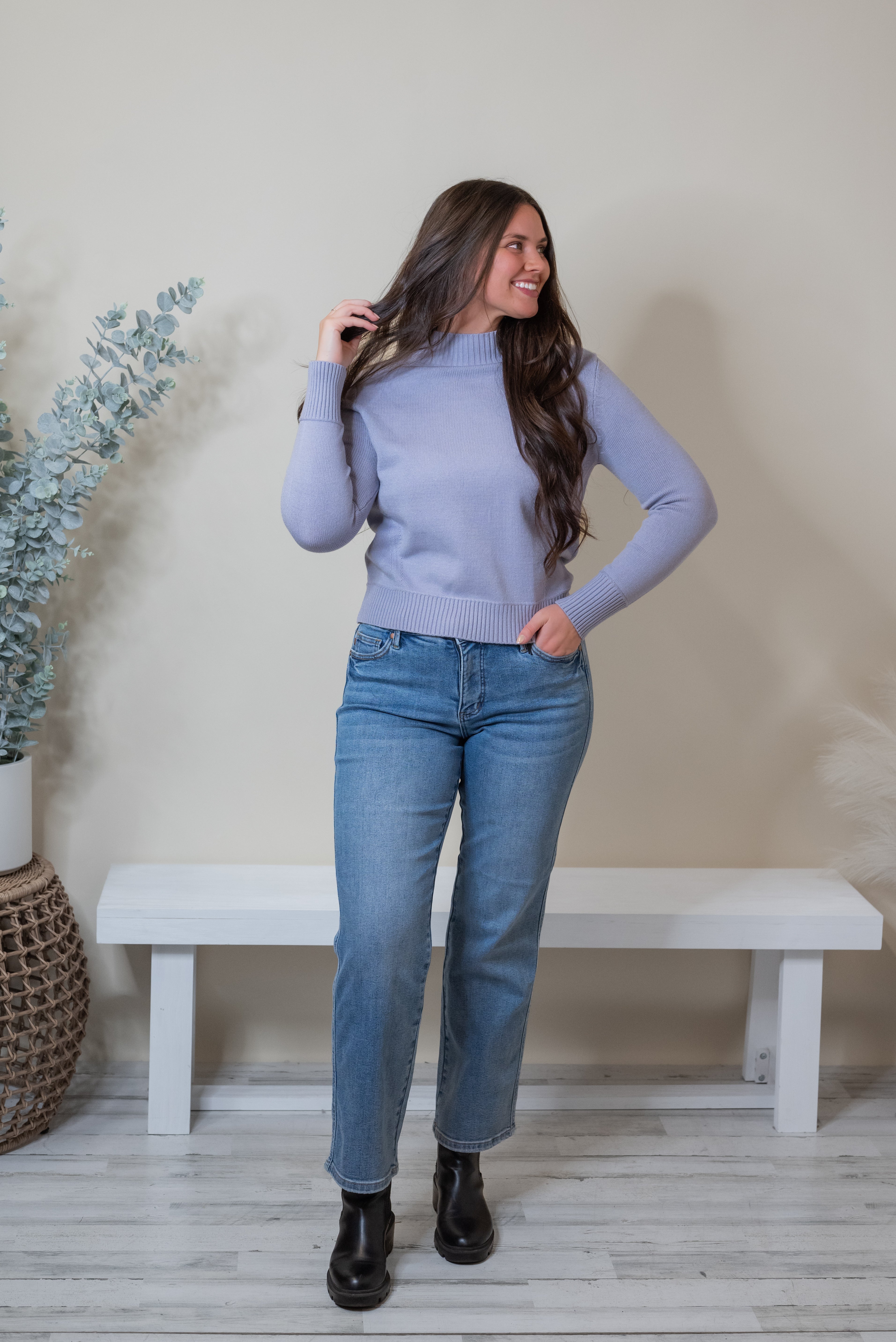 MEMORY MOCKNECK SWEATER