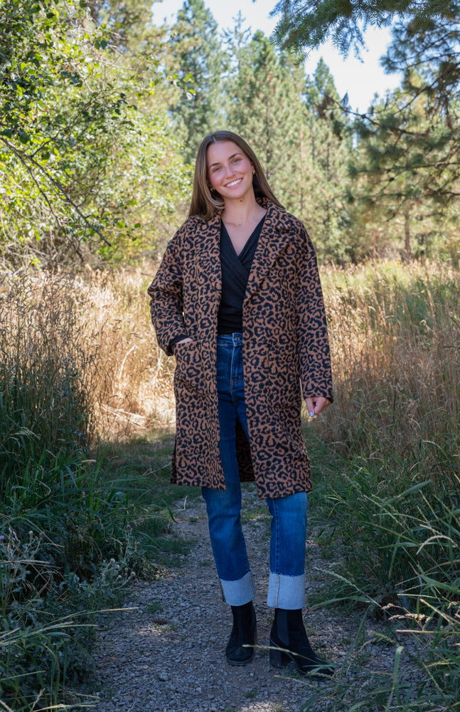 ANIMAL INSTINCT LEOPARD COAT