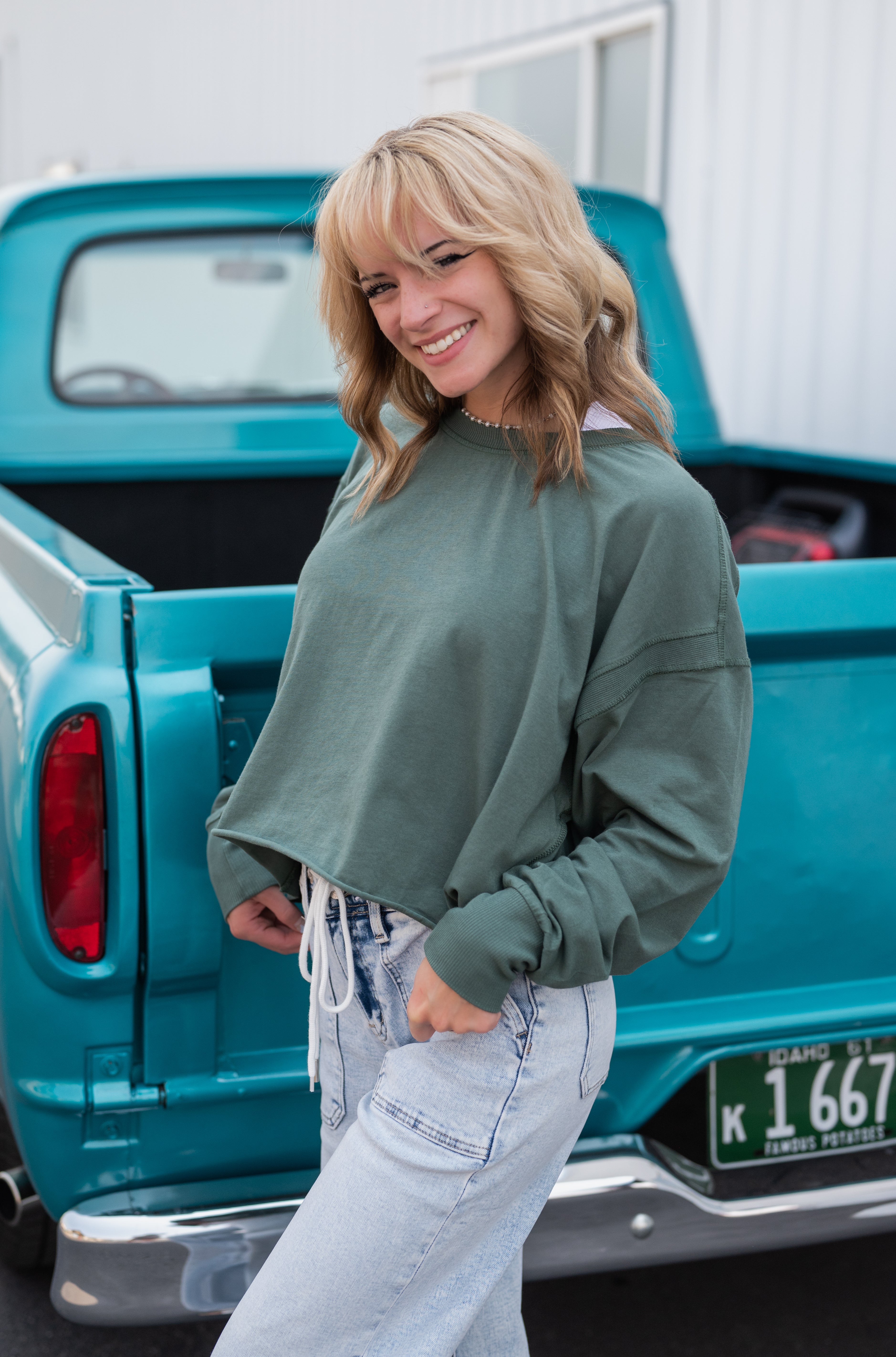MAXINE OPEN BACK TOP