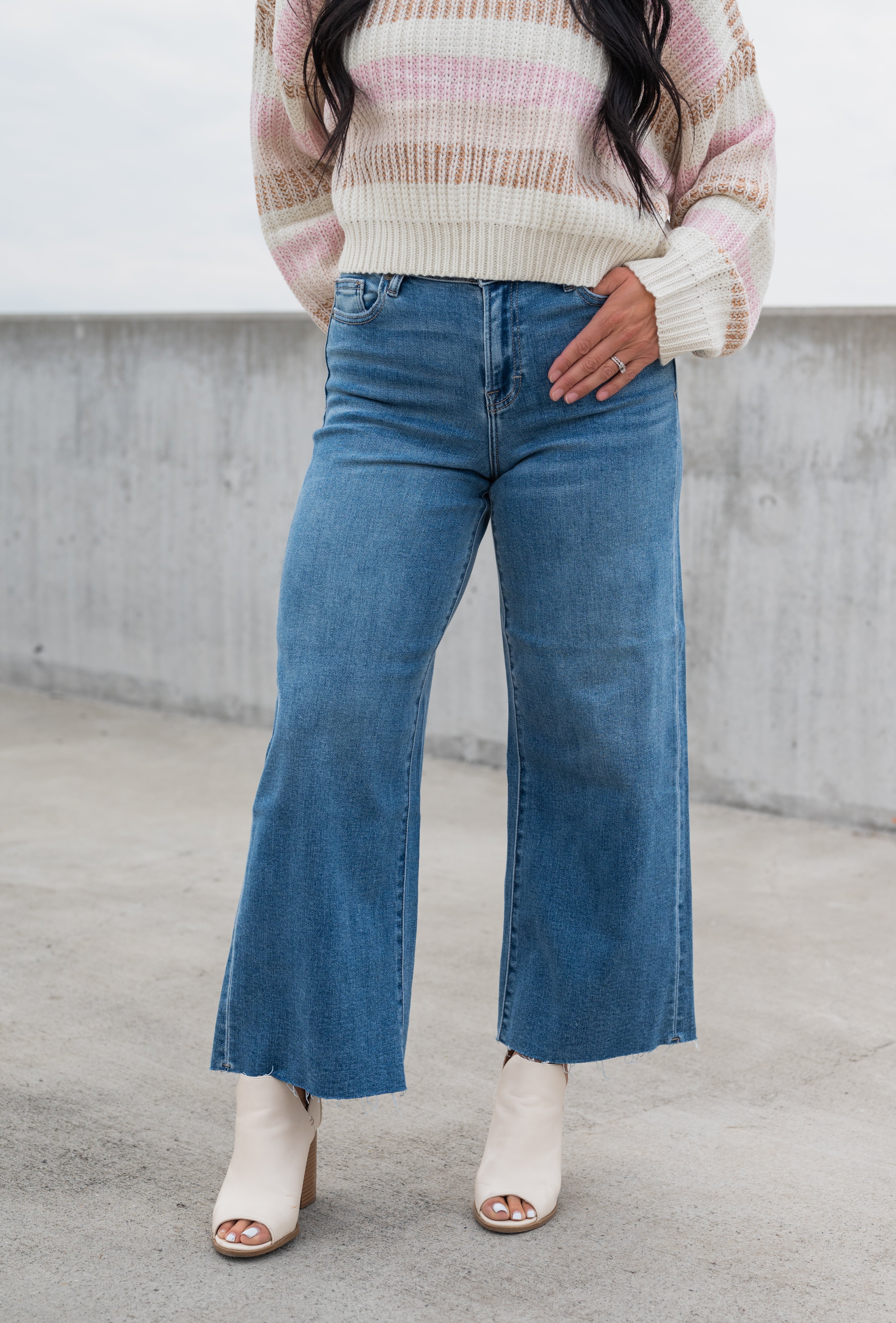 HAVEN HW CROP WIDE PANT