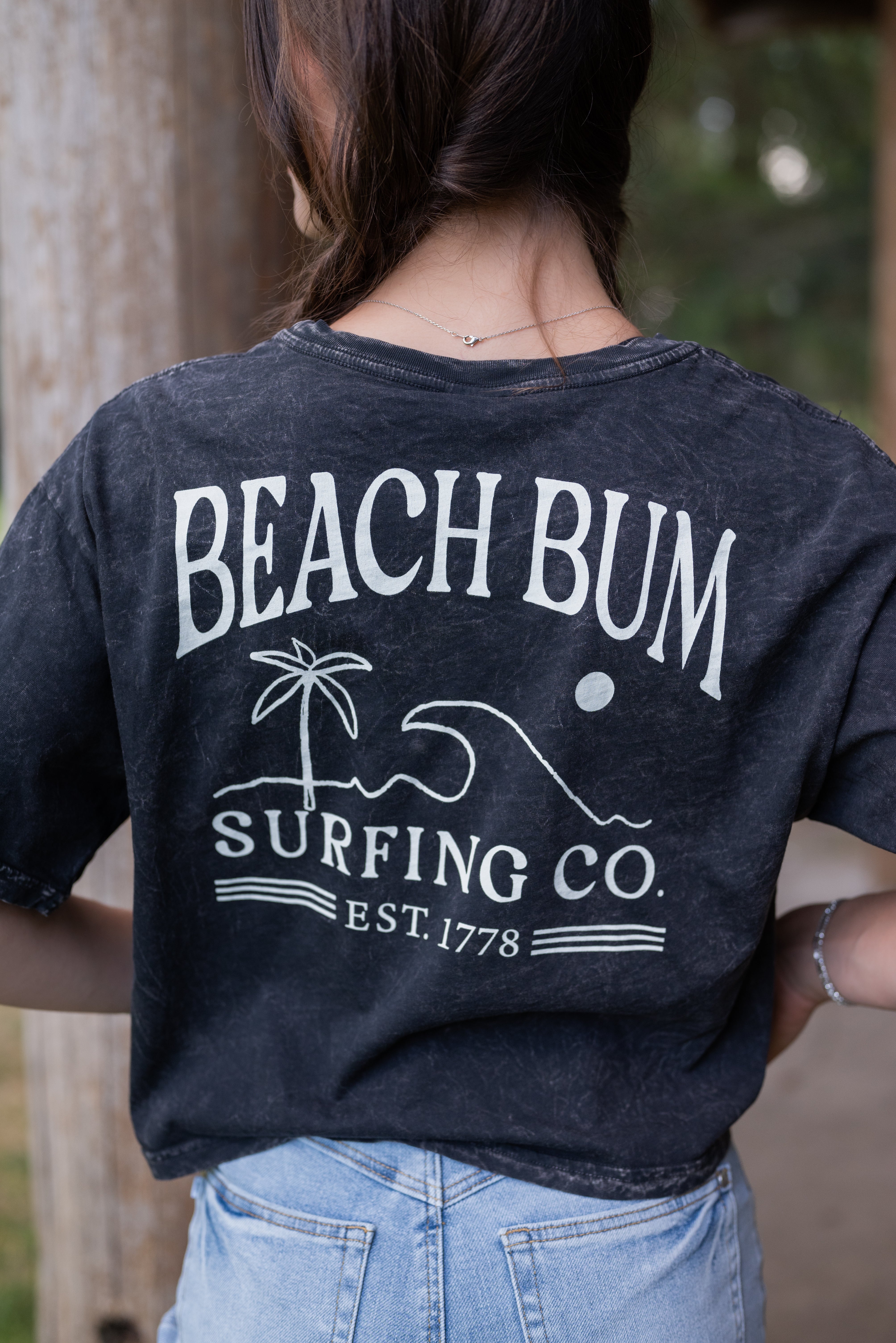 BEACH BUM Cropped Top