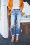 JULIET HIGH RISE SLIM STRAIGHT