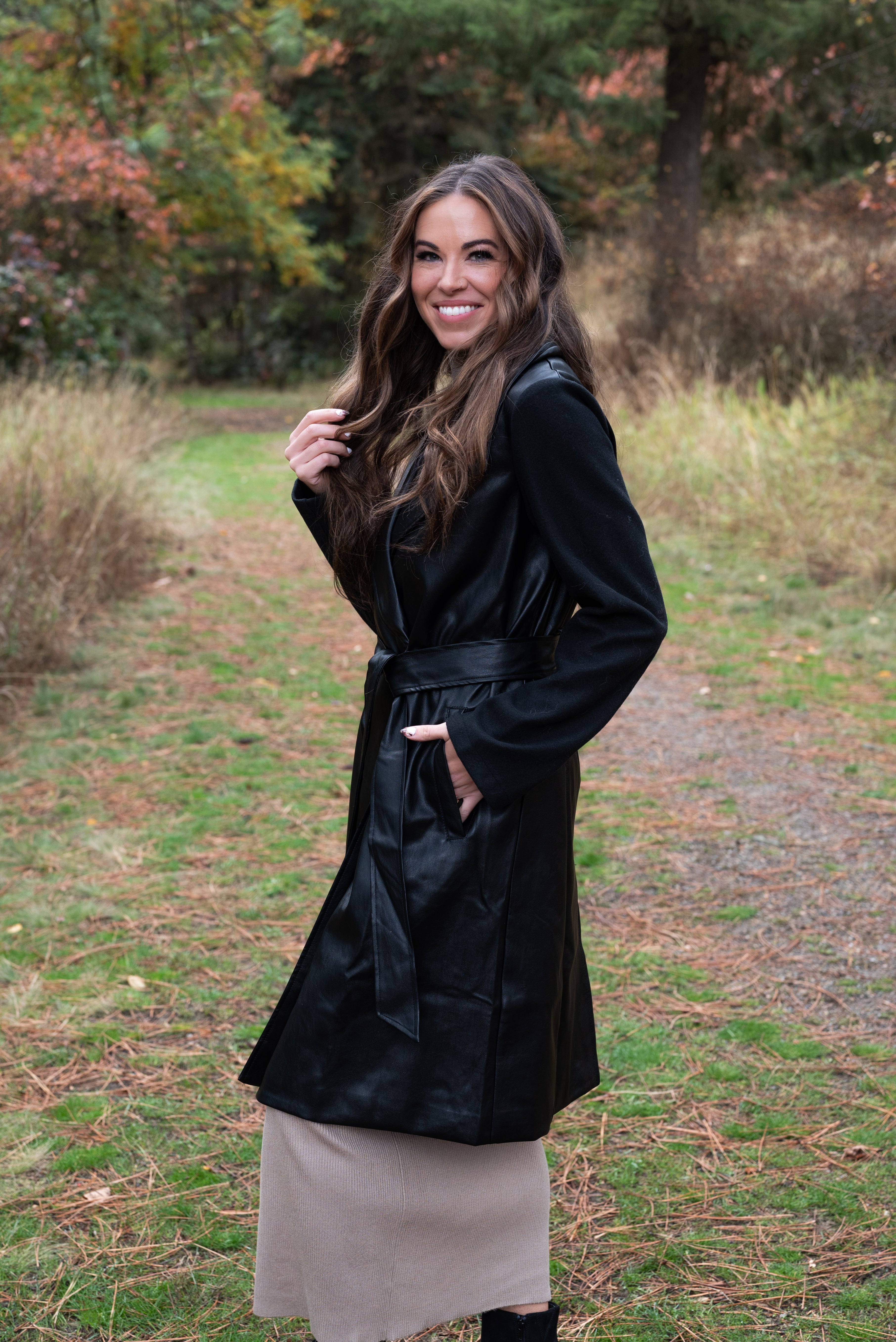 ADEN BELTED COAT