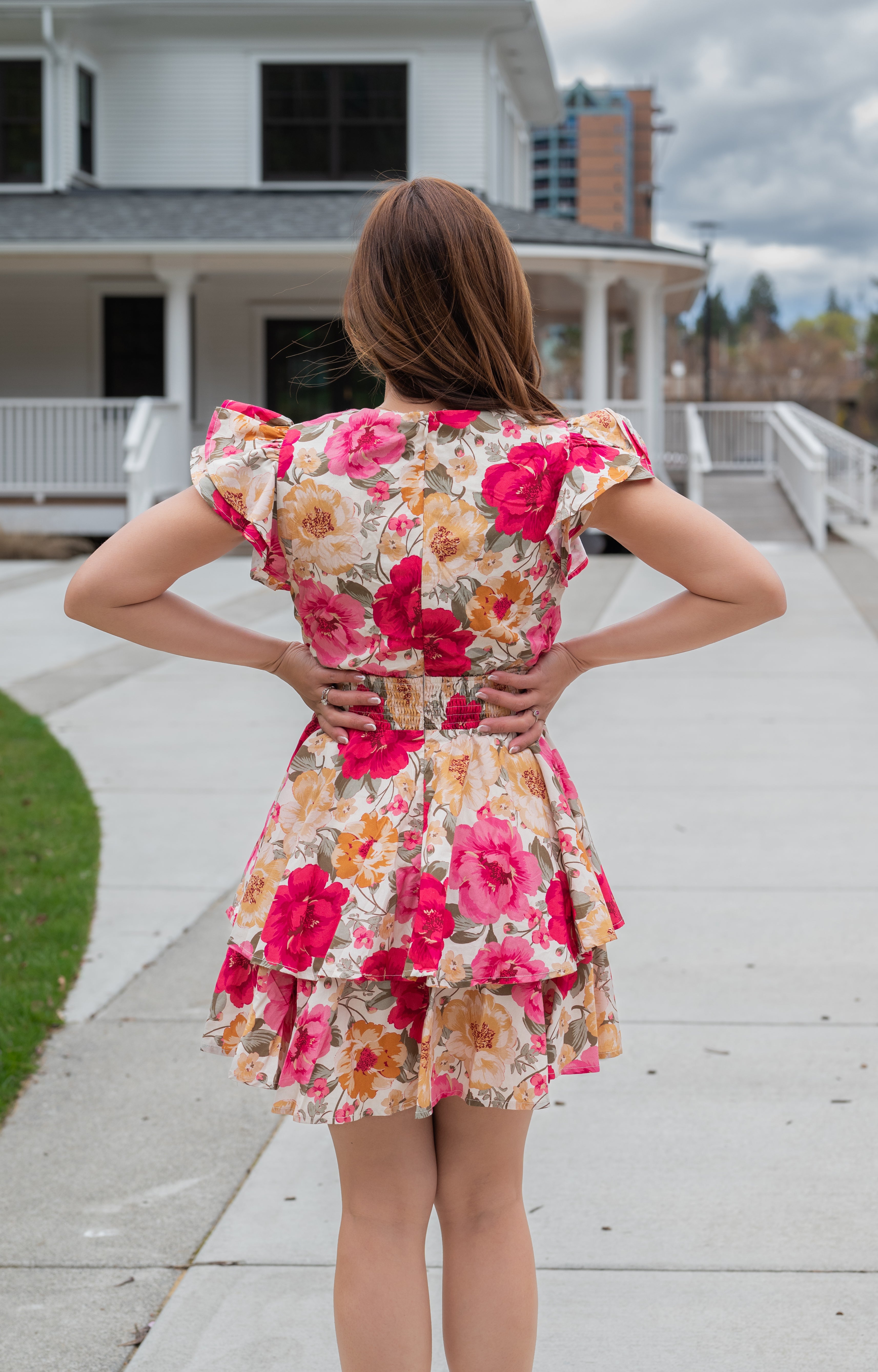 Petal Pop Mini Dress