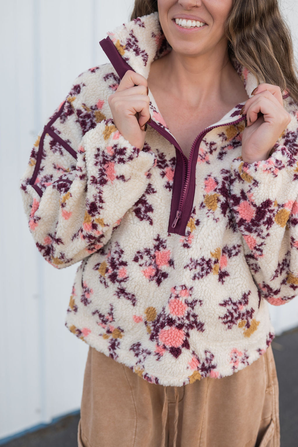 MADGE FLORAL FLEECE