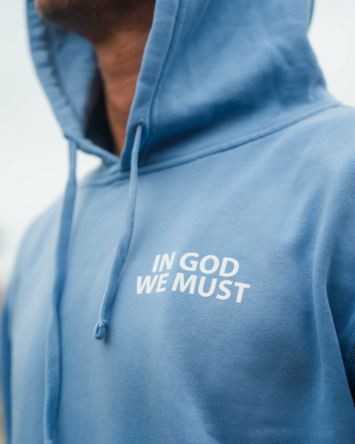 Jesus Saves Blue Hoodie