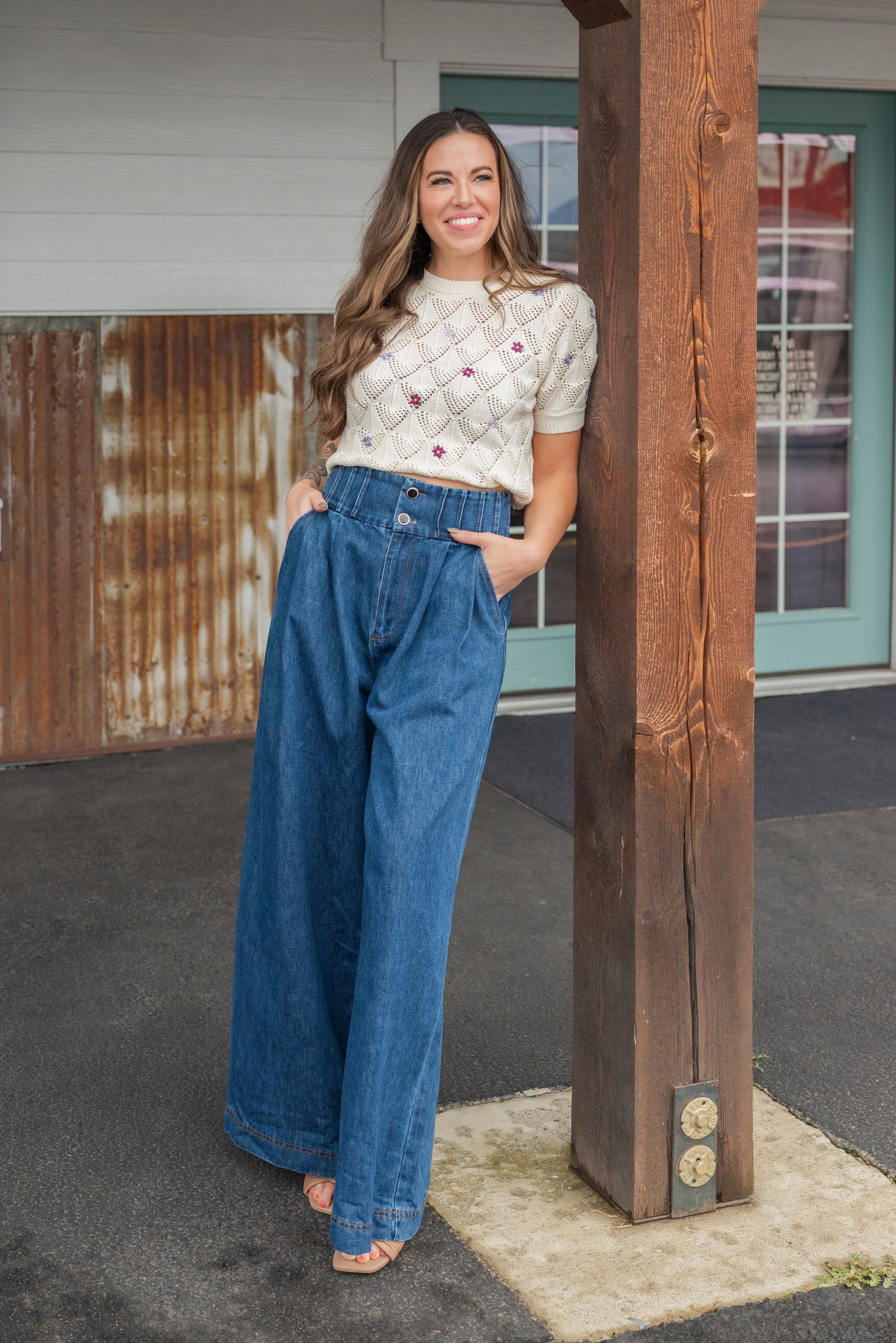 MONICA WIDE LEG PANT