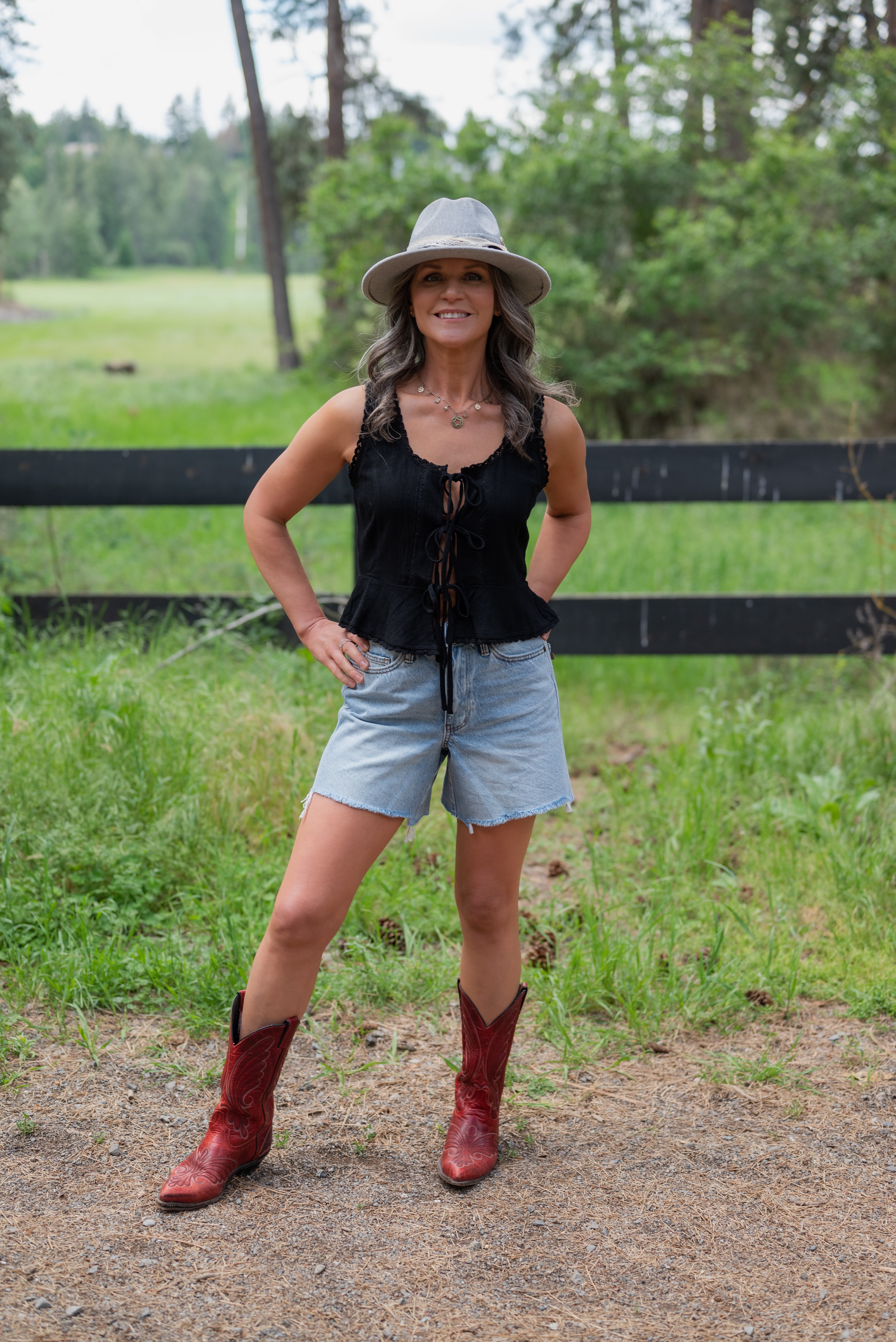 CONSTANCE PEPLUM TANK