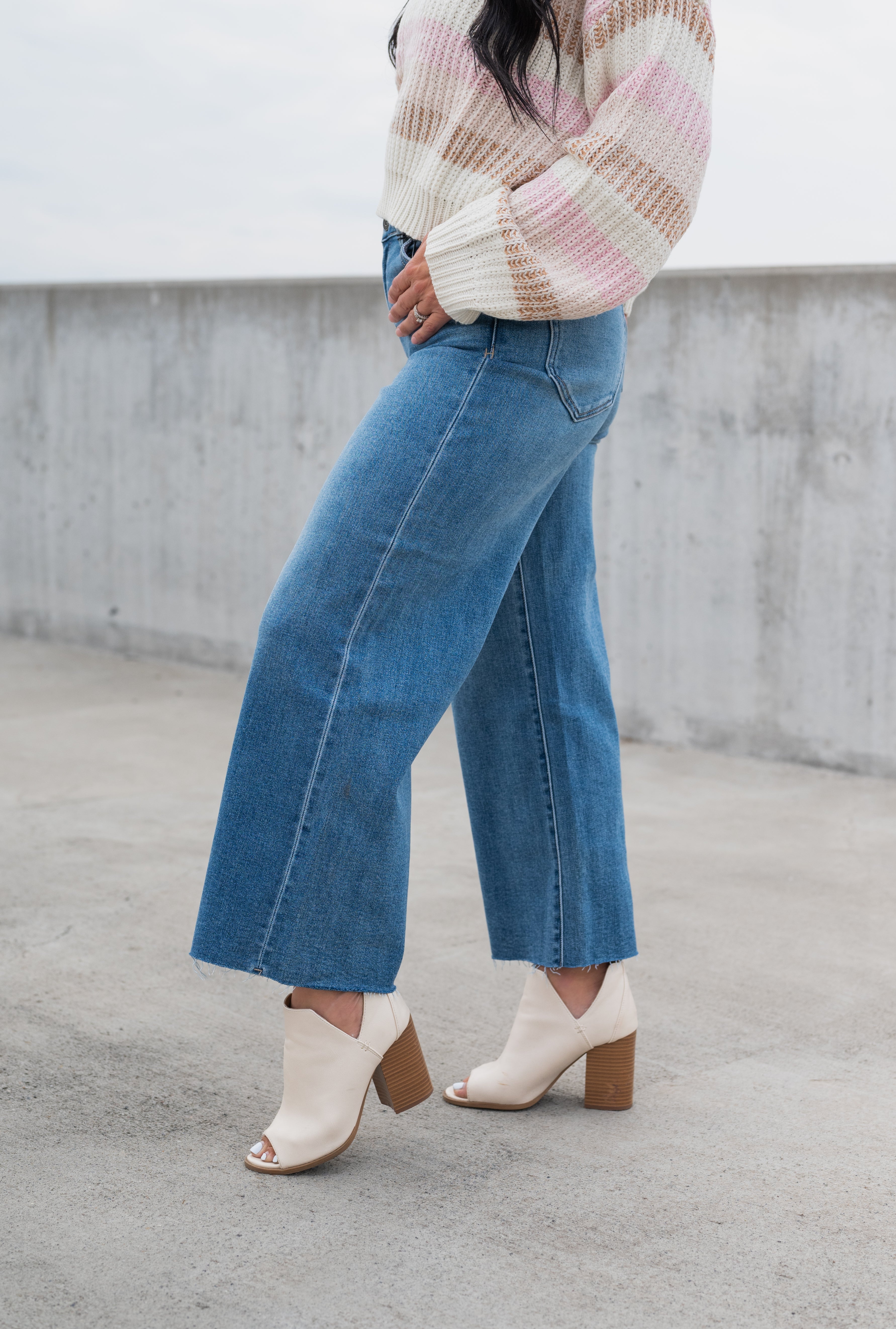 HAVEN HW CROP WIDE PANT