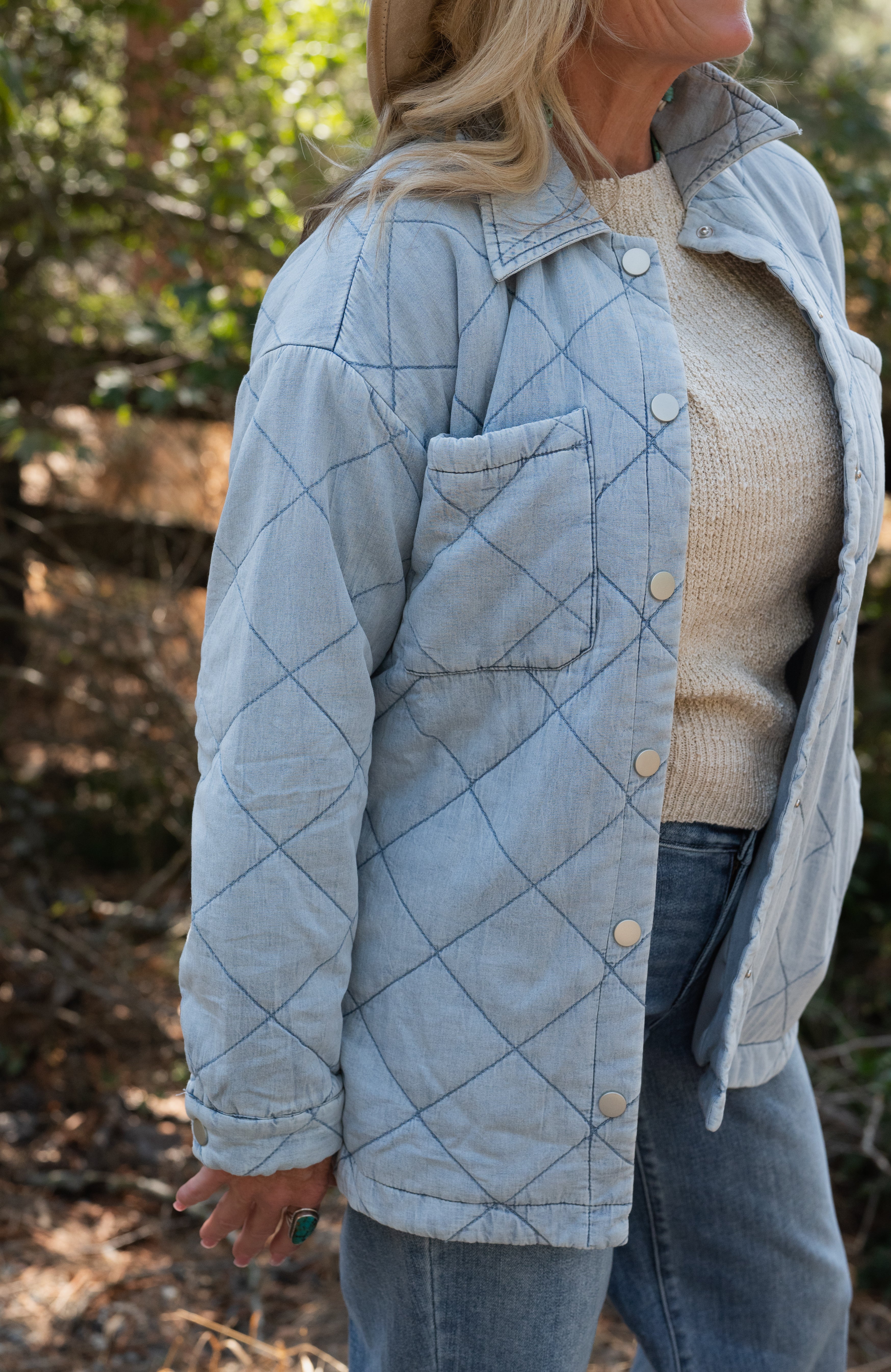 LUCY QUILTED SHACKET