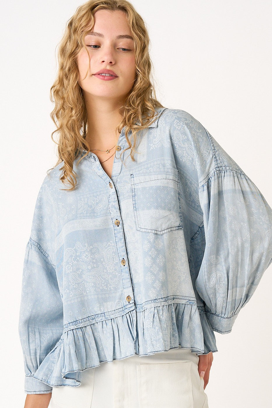 GINNIE PAISLEY SHIRT