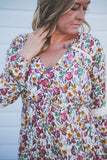GENEVIEVE FLORAL DRESS