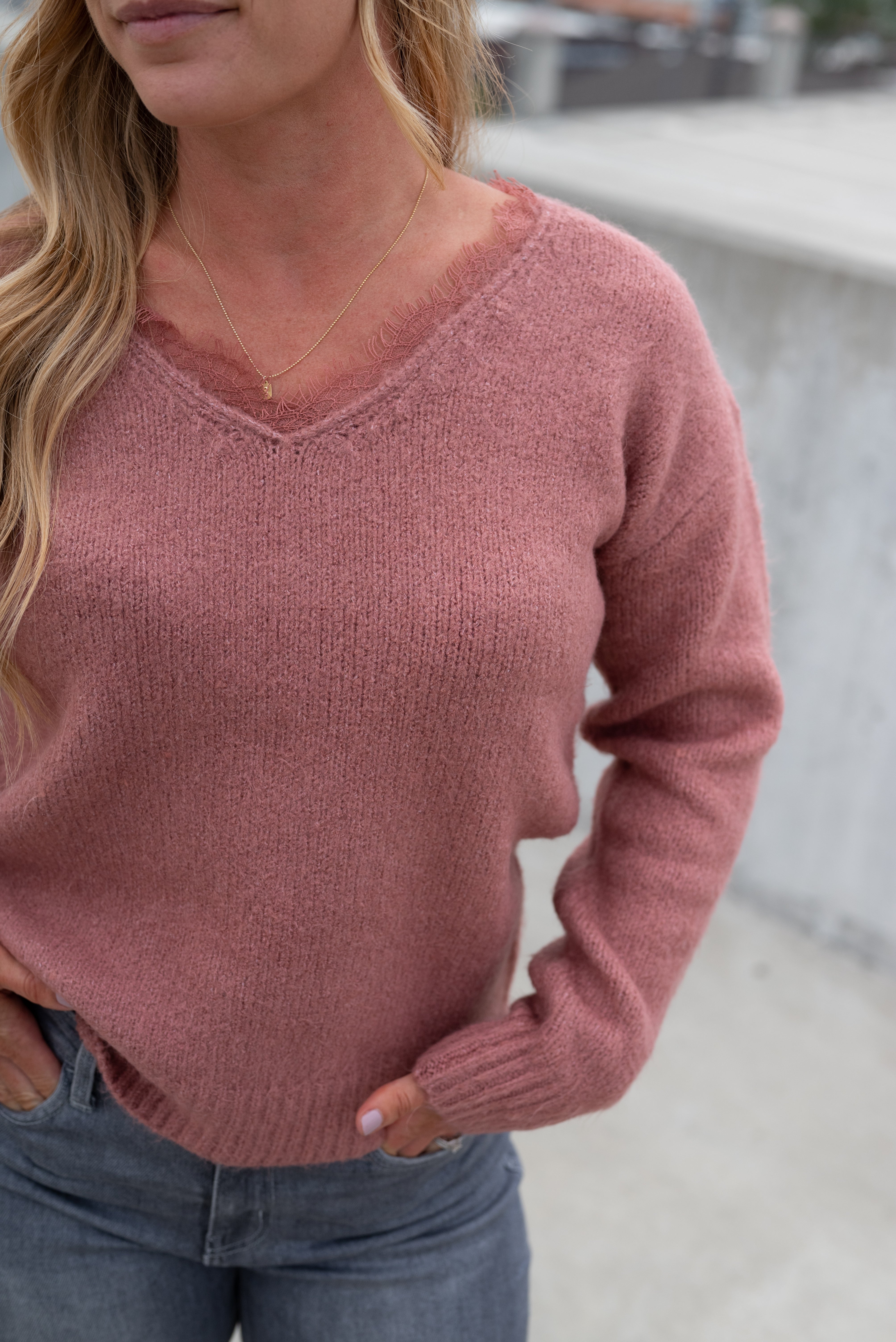 CASSANDRA V-NECK SWEATER