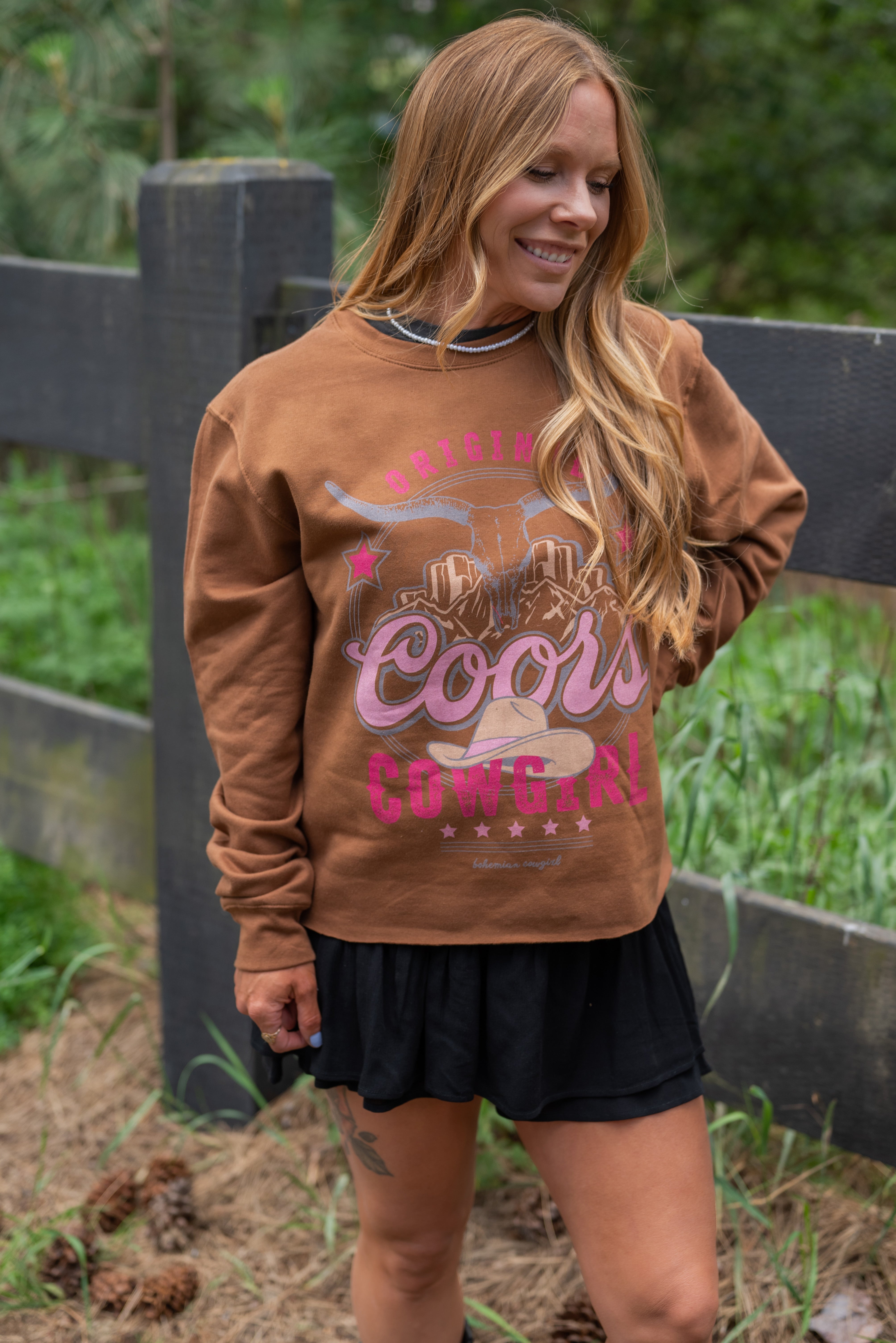 COORS COWGIRL SWEATSHIRT